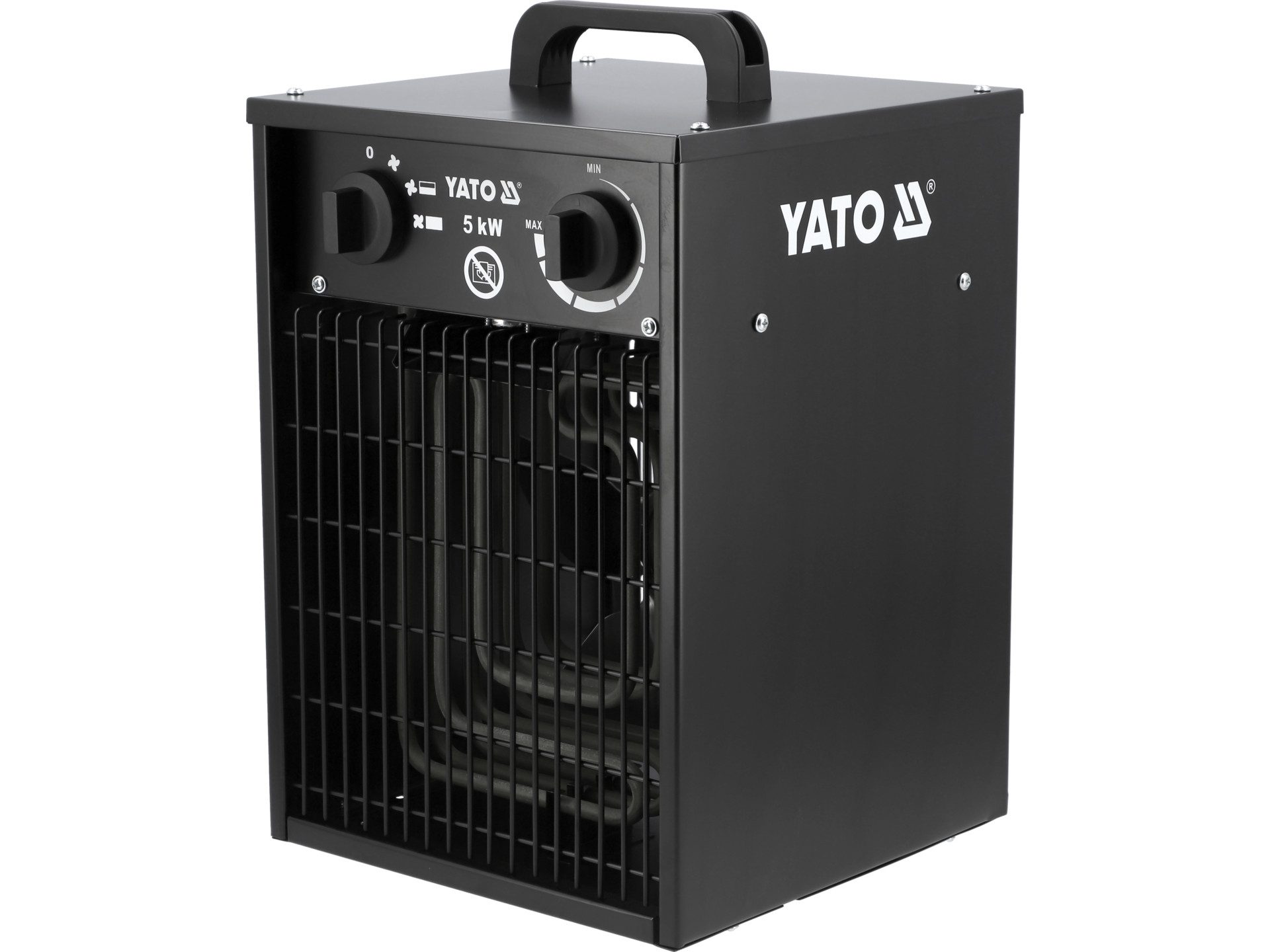 Yato Heizgerät Heizgerät, Heizlüfter, Heizgebläse 5000W 3 Stufen mit Thermostat, 5000 W