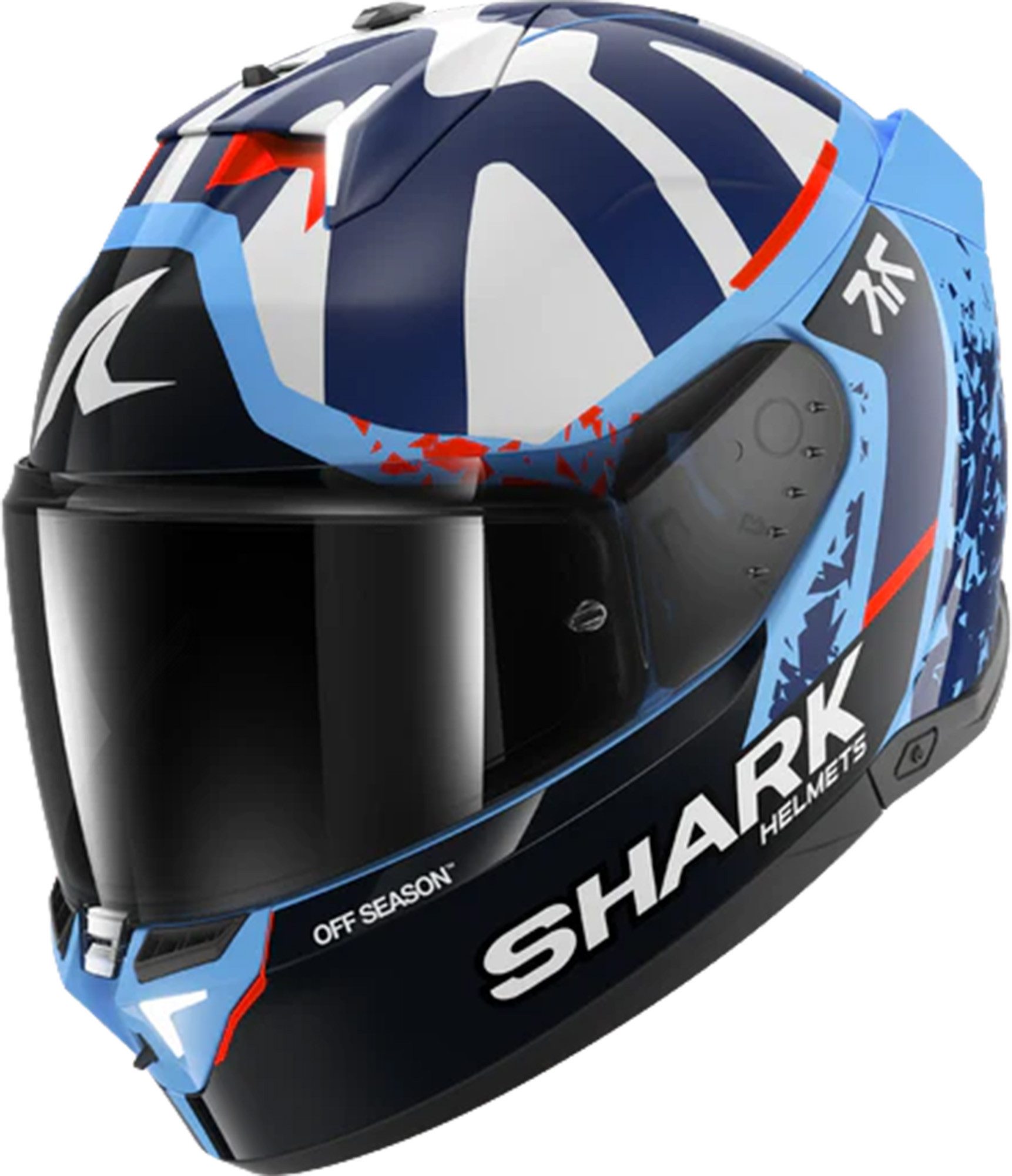 Shark Motorradhelm Skwal i3 Replica Raul Fernandez Helm, Antifog Beschichtet,vorbereitet Für Kommunikationssystem,pinlocks