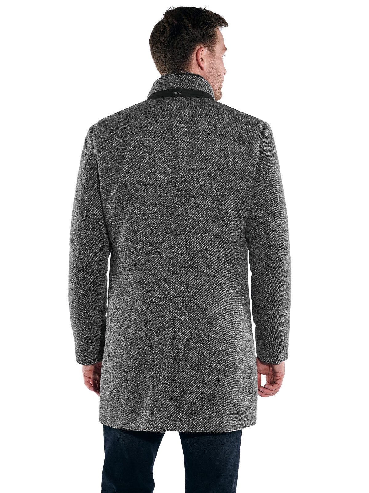 Engbers Kurzmantel engbers Herren Mantel mit heraustrennbarem Kragen, Grau günstig online kaufen