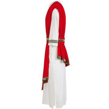Fries Kostüm Römische Tunika mit roter Schärpe für Herren