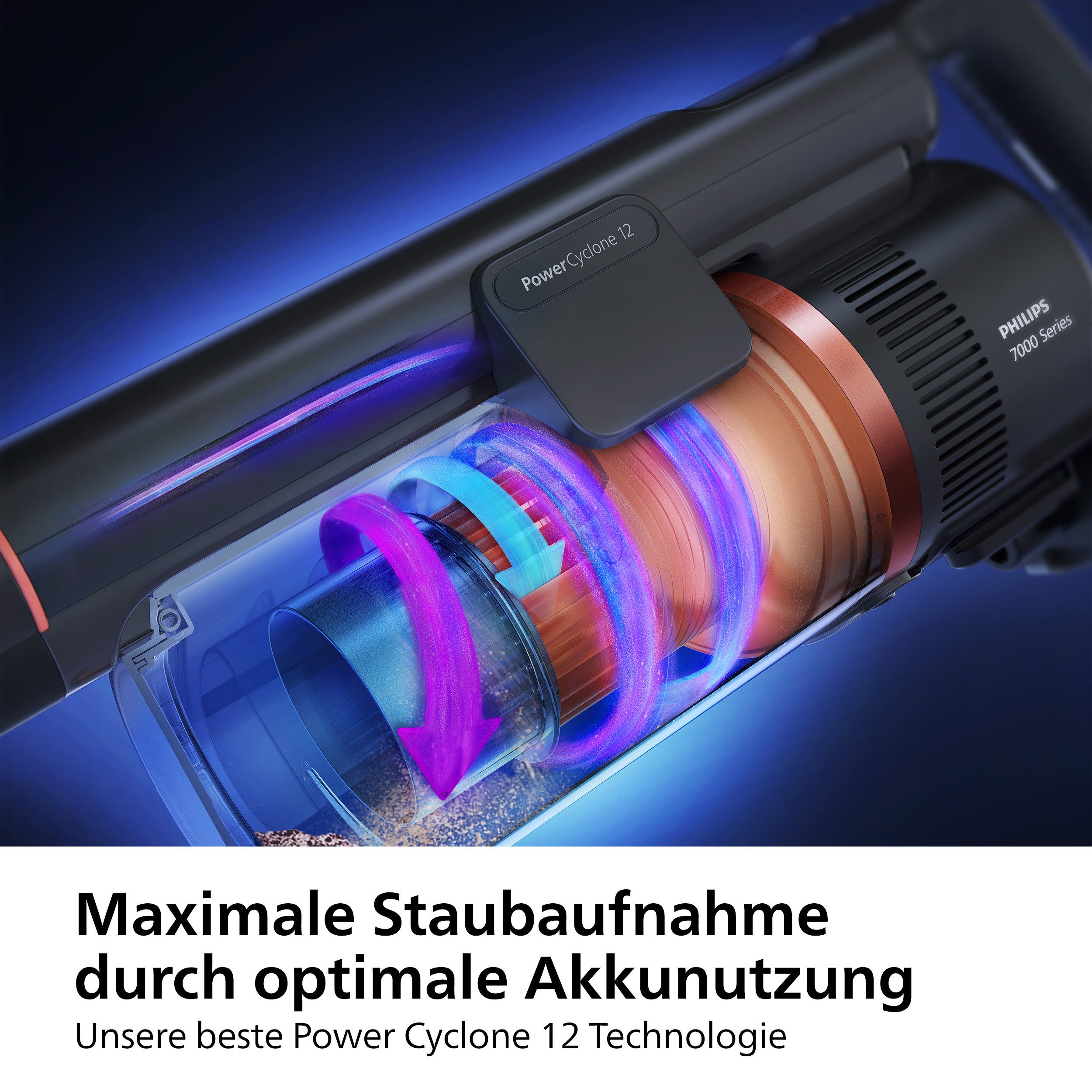 Philips Nass-Trocken-Akkusauger XC7055/01 Aqua 7000 Series „Multitalent“, 0 W, beutellos, mit bis zu 80 Minuten Laufzeit und aufsteckbarem Aqua-Modul