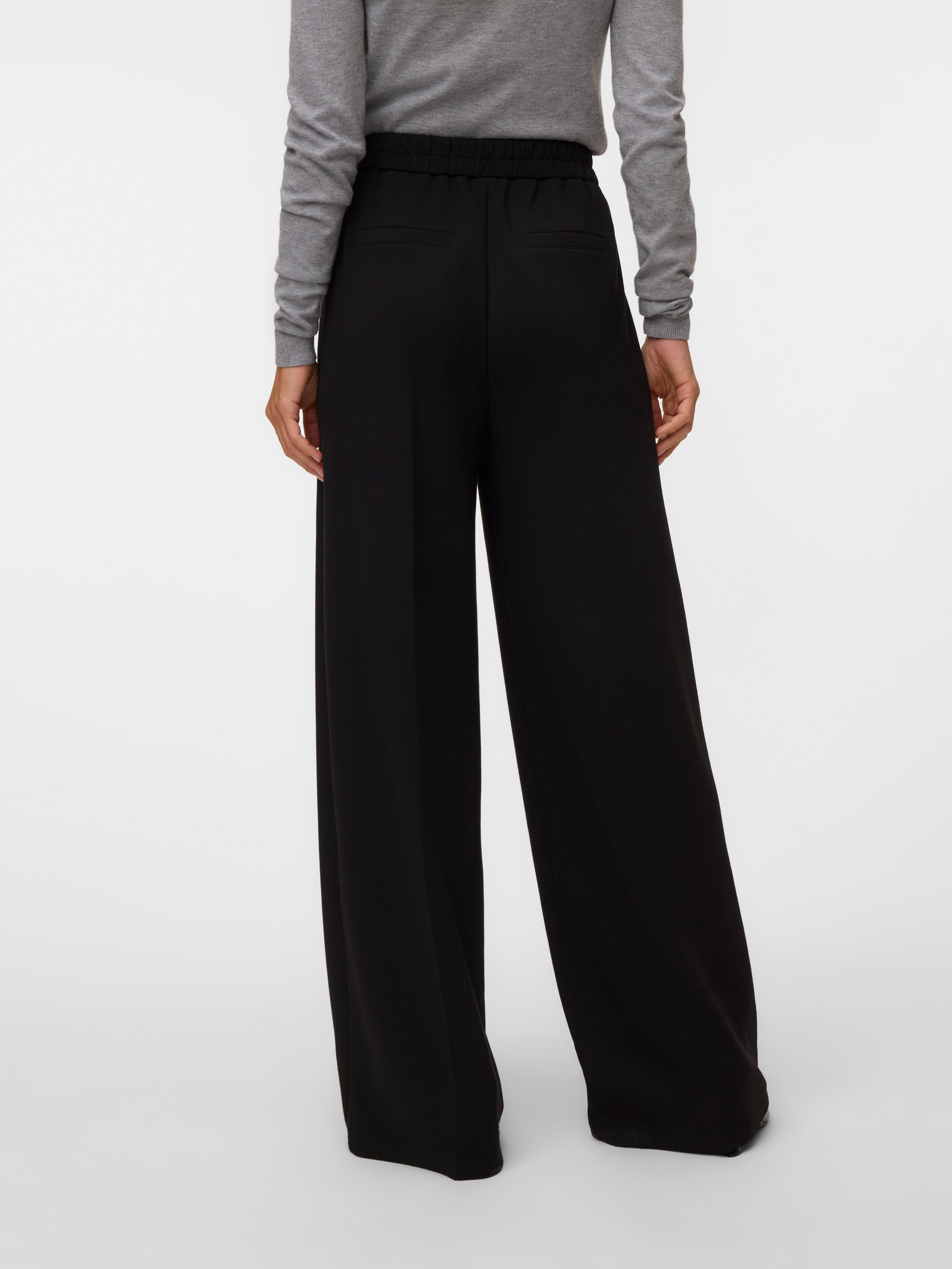 Vero Moda Anzughose VMBELLIS MW WIDE PANT NOOS Materialmix, wide fit