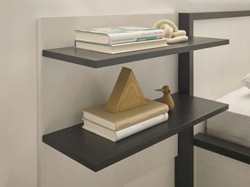 Furn.Design Komplettschlafzimmer Stove, (Set in Pinie weiß, 8-St., Doppelbett 180x200 cm), mit Soft-Close, mit Schiebetüren