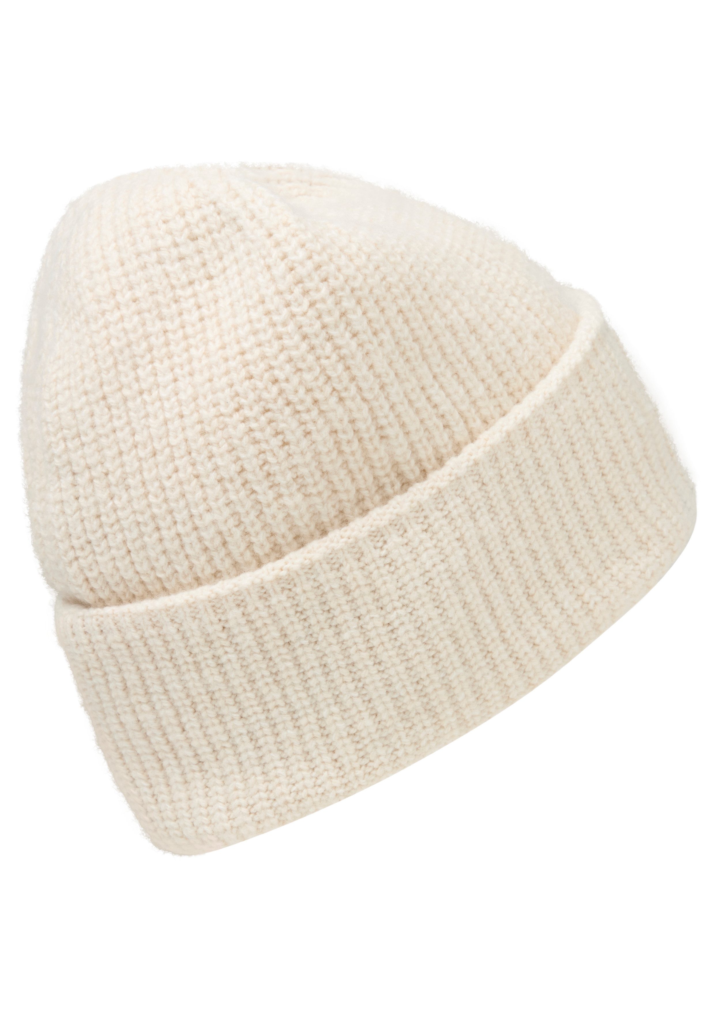 HUGO Beanie Socialy Hat mit Logostickerei günstig online kaufen