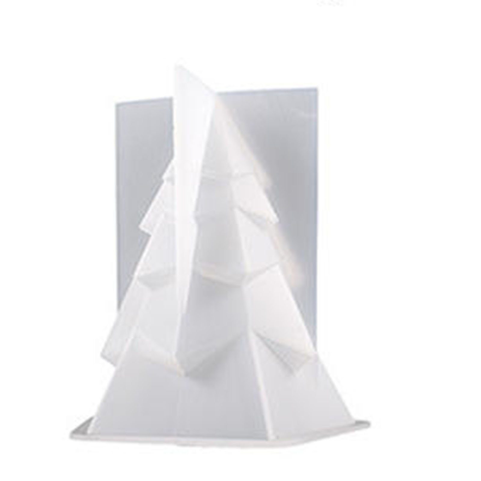 Blusmart Silikonform 3D-Kerzenform In Weihnachtsbaumform, Personalisierbar, Einfache, Silikonform origami tree S