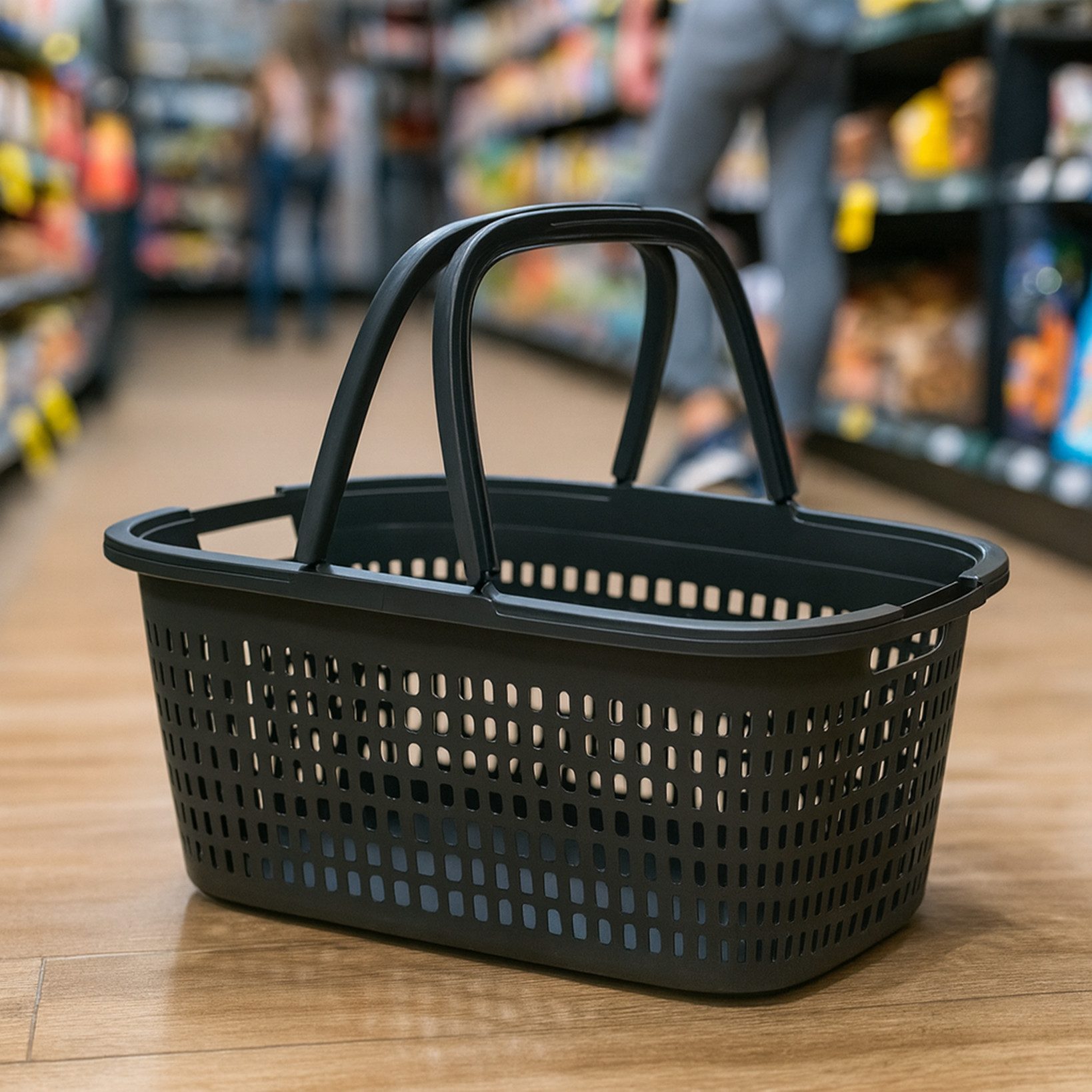 Ebaxx Einkaufskorb 32 Liter Großer Henkel Einkaufs Korb Bügel Plastik Griffen Kunststoff