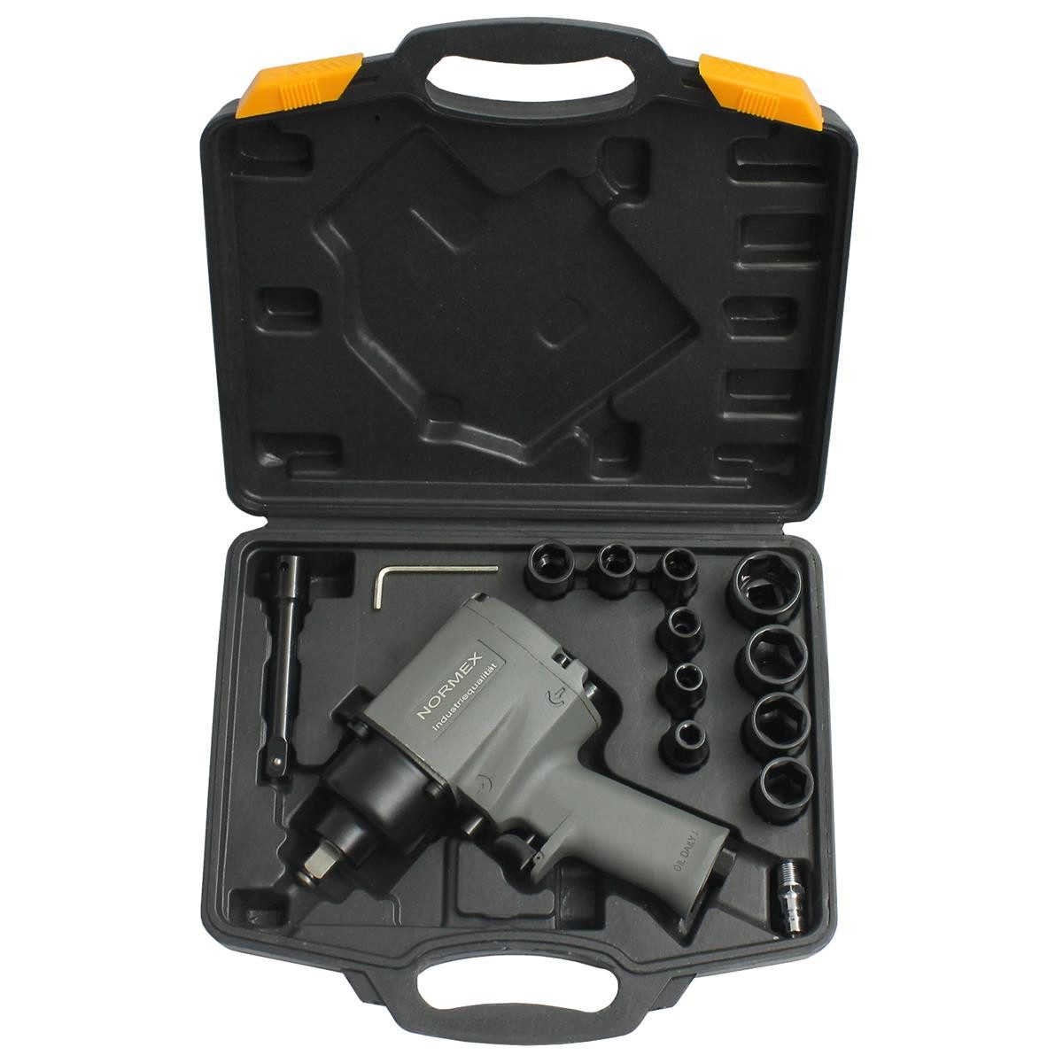 Systafex® Druckluft-Schlagschrauber Druckluft - Schlagschraubersatz 14-tlg. 720Nm 1/4"