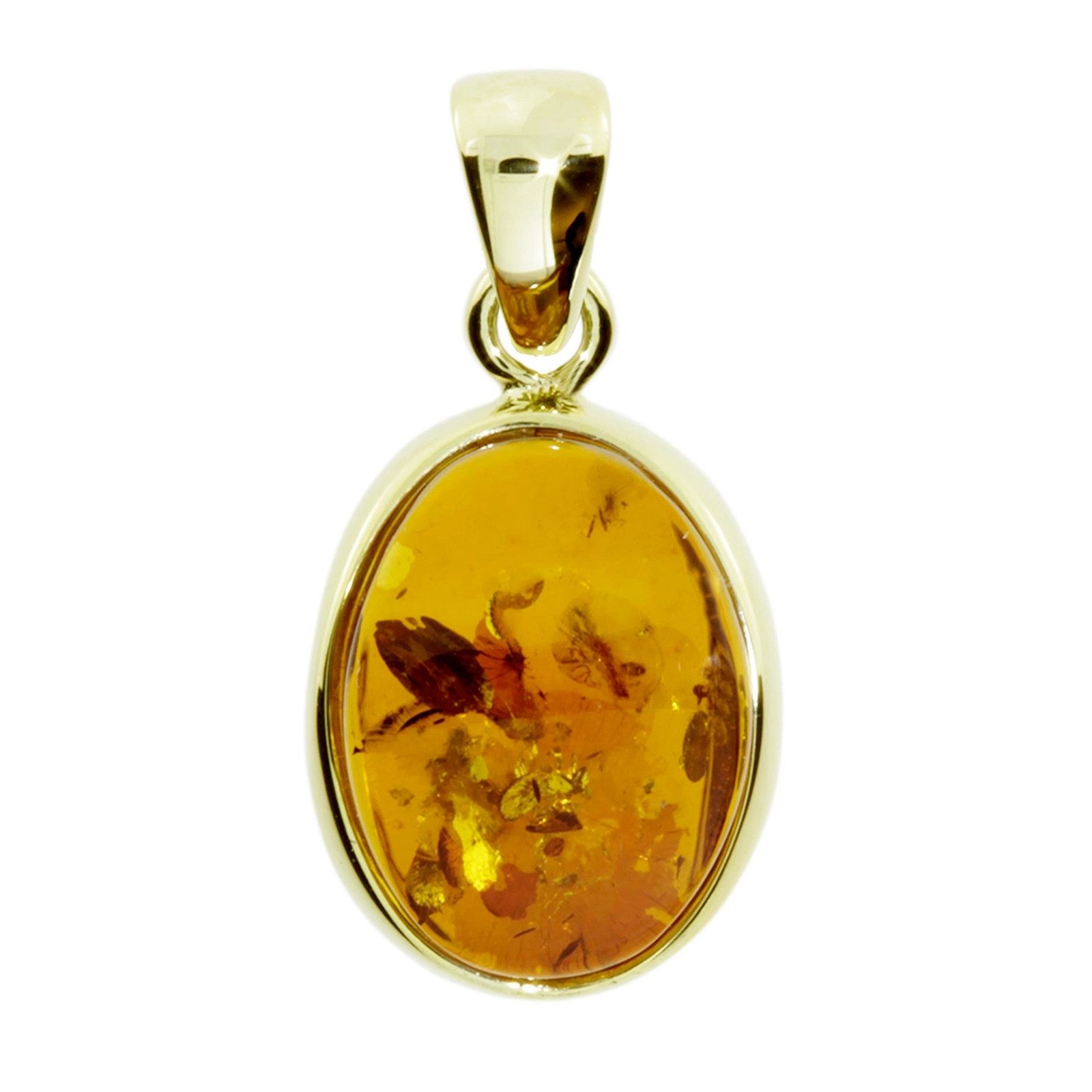OSTSEE-SCHMUCK Kettenanhänger Ostsee-Schmuck Anhänger Classic 13x10 mm (1-tlg)