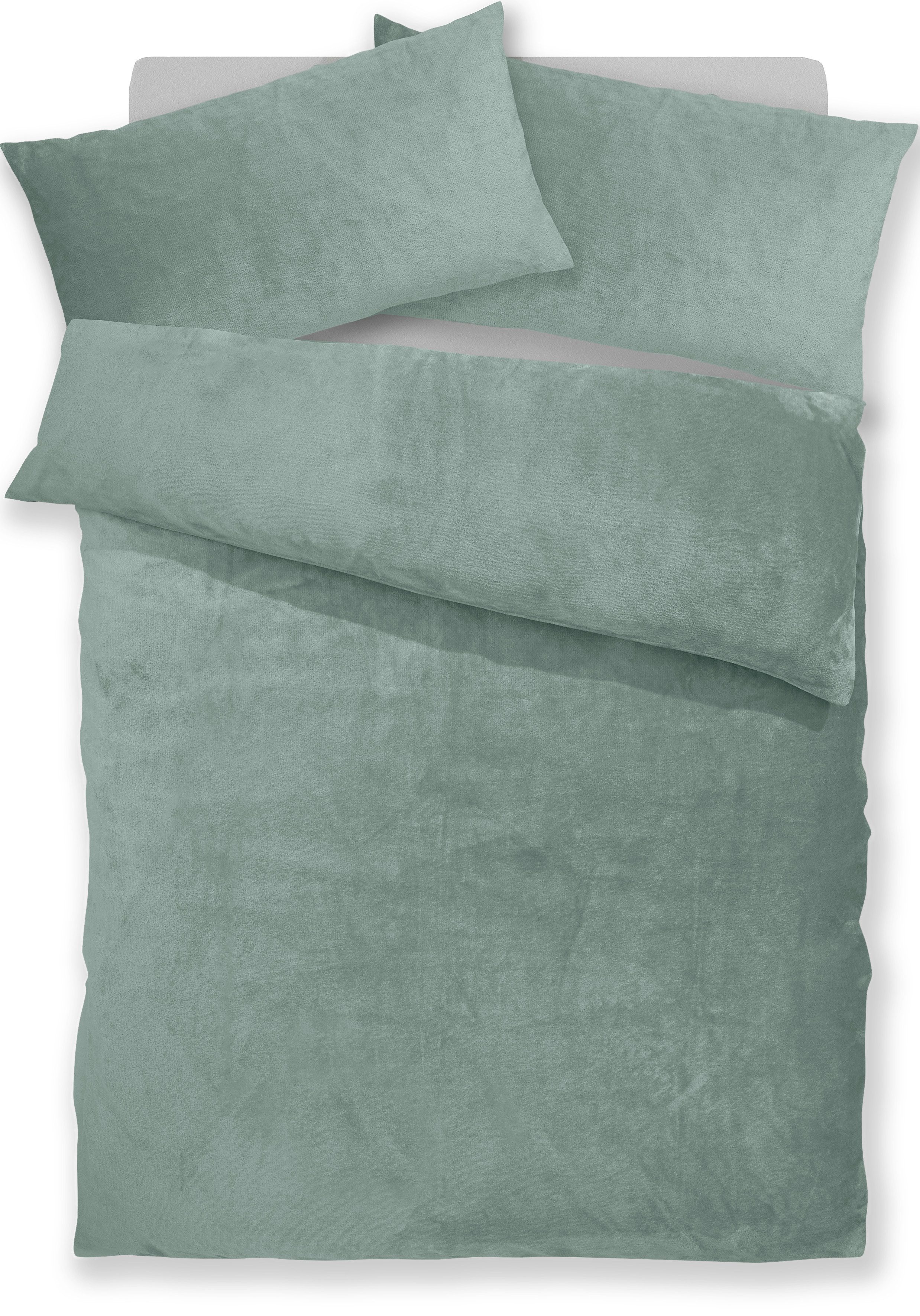 my home Bettwäsche Desner3, Microfaser, 2 teilig, Bettwäsche mit Reißversch günstig online kaufen