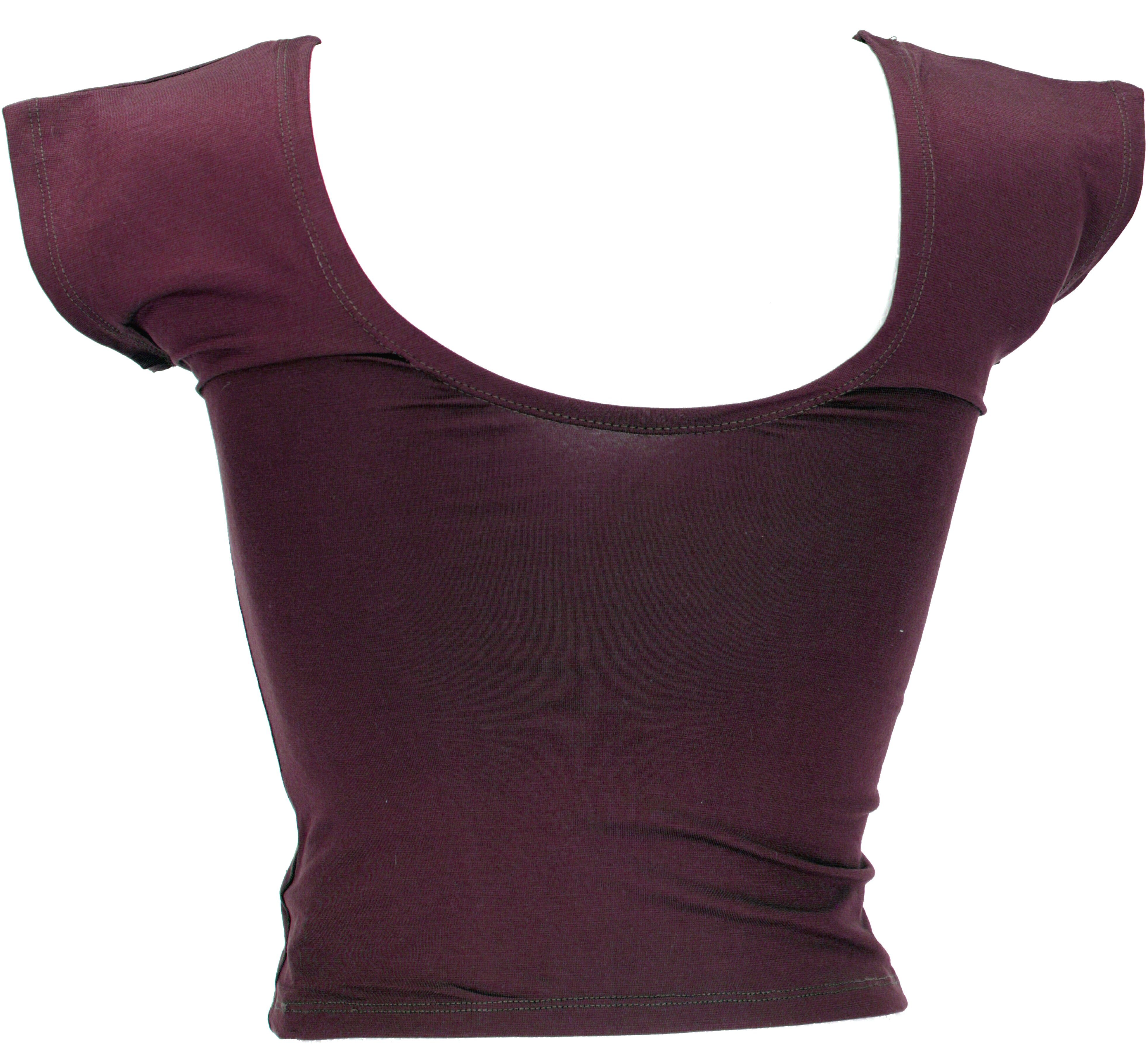 Guru-Shop T-Shirt Bauchfreies Goa Psytrance Pixi Shirt, Choli Top.. Festiva günstig online kaufen