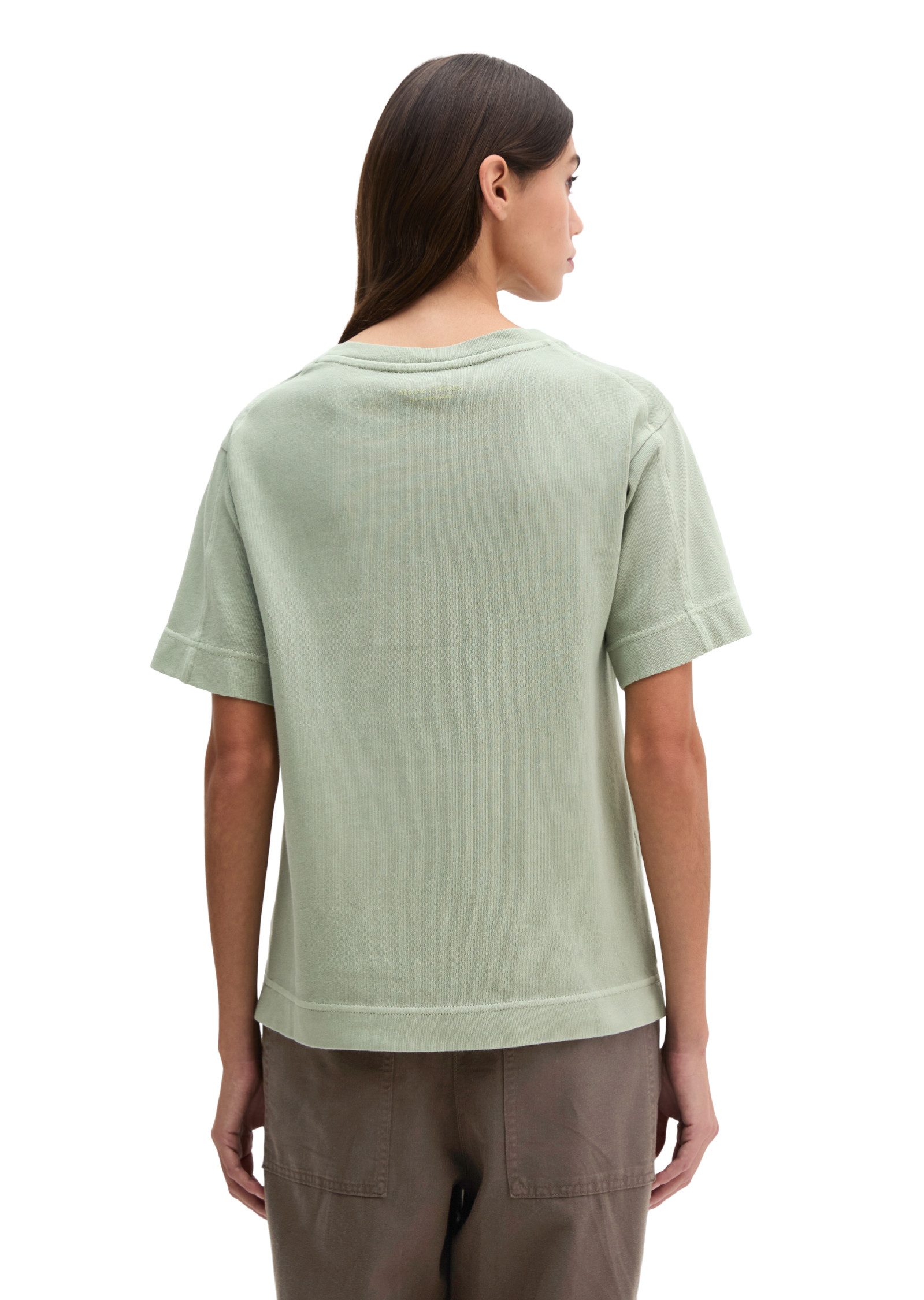Marc O'Polo T-Shirt loose fit mit aufgesetzter Satin-Tasche günstig online kaufen