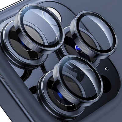 SmartUP 3X Linsenschutz für iPhone 15 Pro / 15 Pro Max Kameraschutz Schutzglas, Displayschutzglas, Panzerfolie