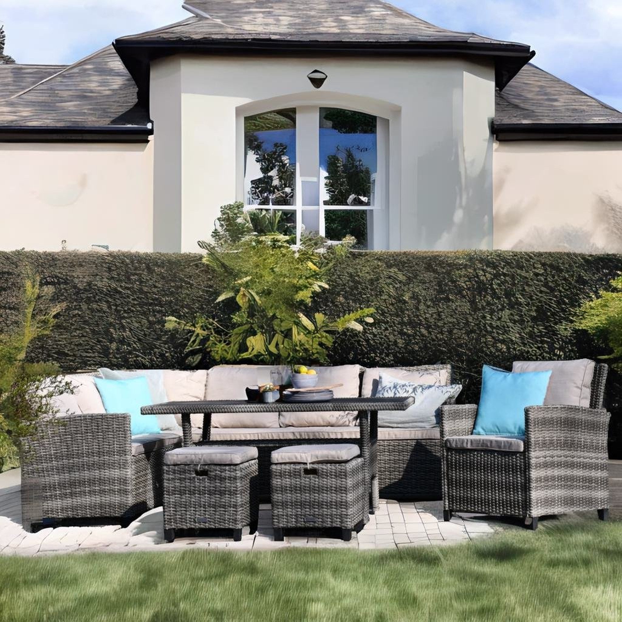 Wohnando Garten-Essgruppe Outdoor Esssitzgruppe "Tini" aus günstig online kaufen