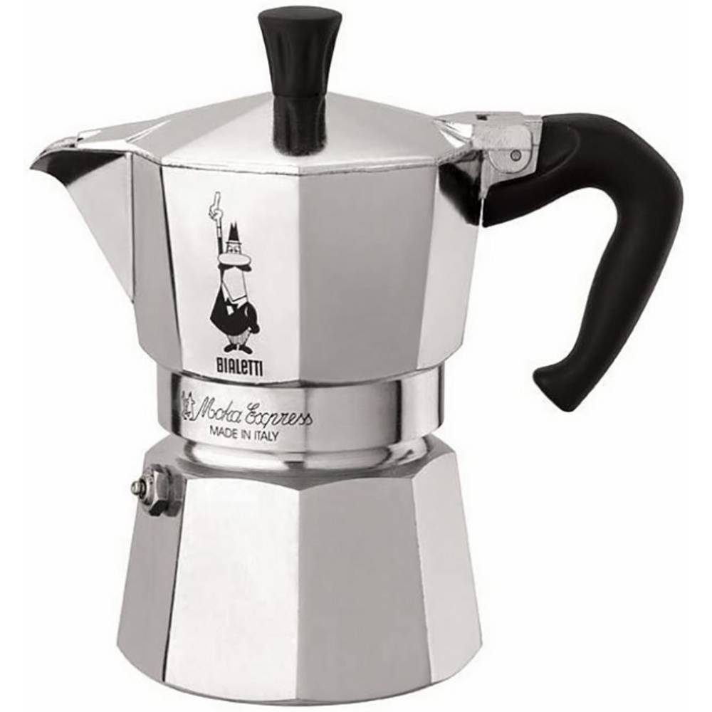 BIALETTI Espressomaschine Espressokanne Moka Express 4 Tassen