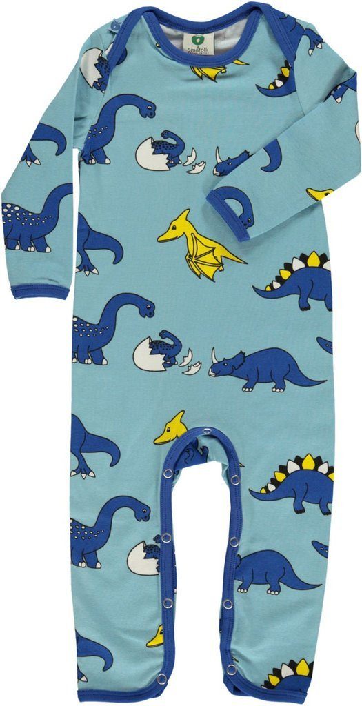 Strampler SMAFOLK Bodysuit hellblau