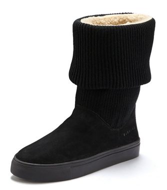 Elbsand Winterstiefel mit Strickschaft, Winterboots, Snowboots, Schlupfstiefelette