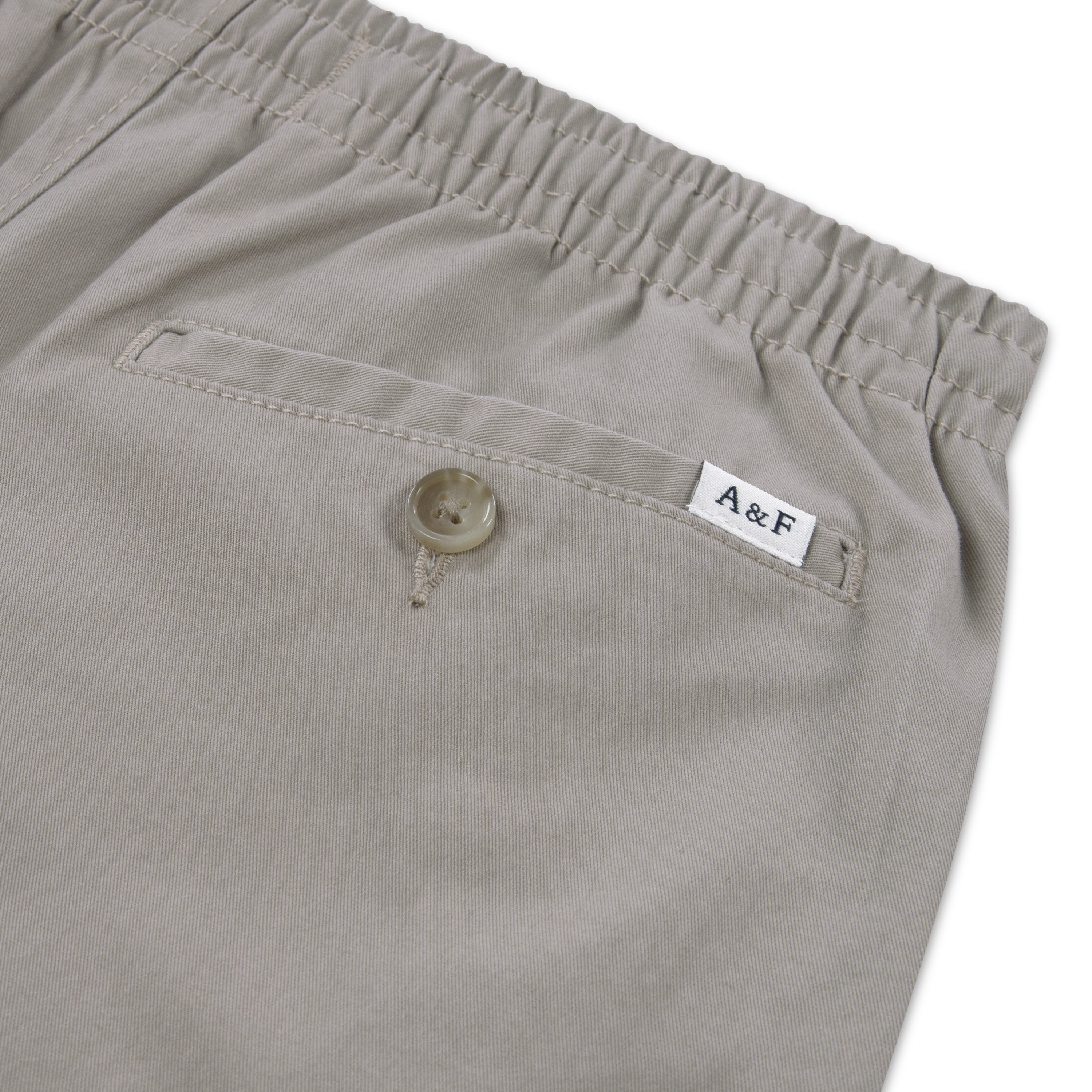Abercrombie Kids Chinohose AFB BAGGY CHINO mit elastischem Bund und Bindeband, für Boys