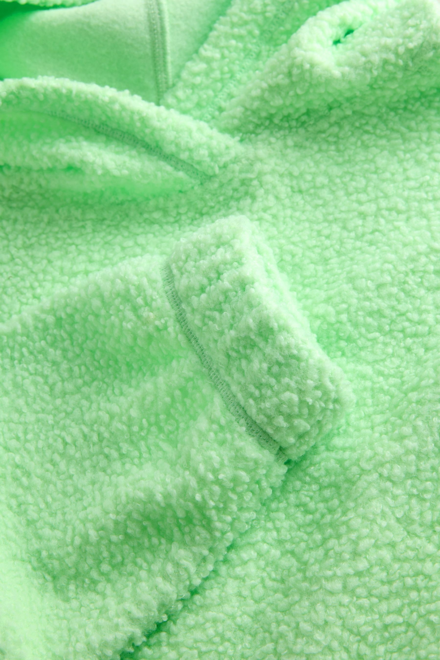 Next Kapuzenpullover Weiches Langarm-Hoodie aus Teddyborg, Kurzgröße (1-tlg)