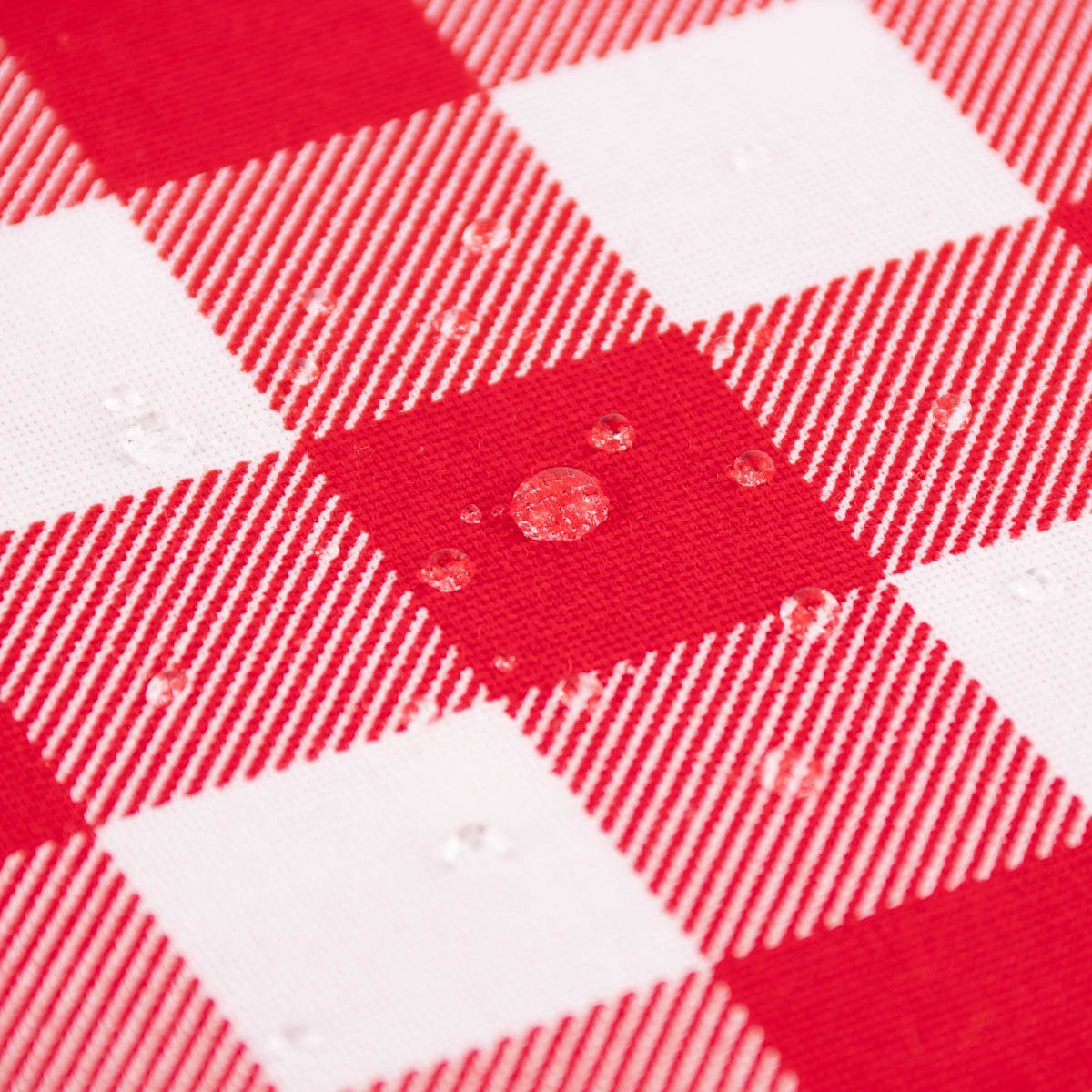 SCHÖNER LEBEN. div. LEBEN., von Karo abwaschbar abwaschbar Tischdecke Größen SCHÖNER weiß Tischdecke rot