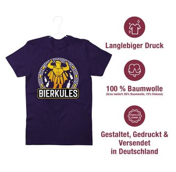 Shirtracer T-Shirt Bierkules - weiss Party & Alkohol Herren