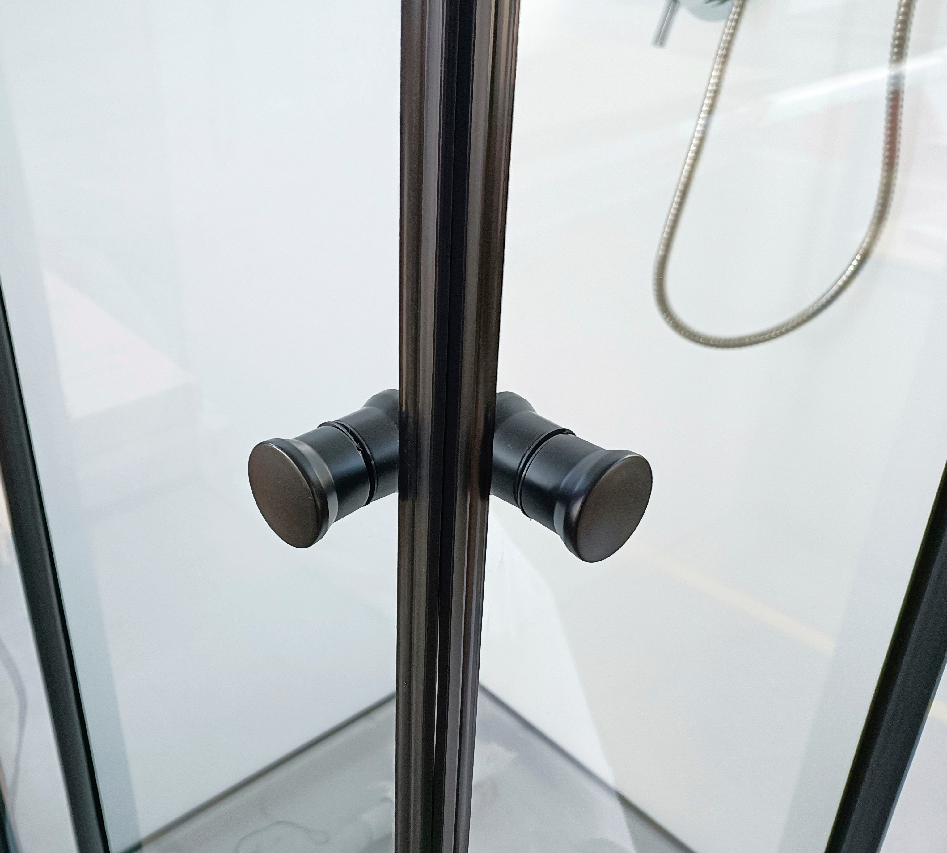Sanotechnik Komplettdusche UNI, BxT: 90x90 cm, Einscheibensicherheitsglas, quadratisch