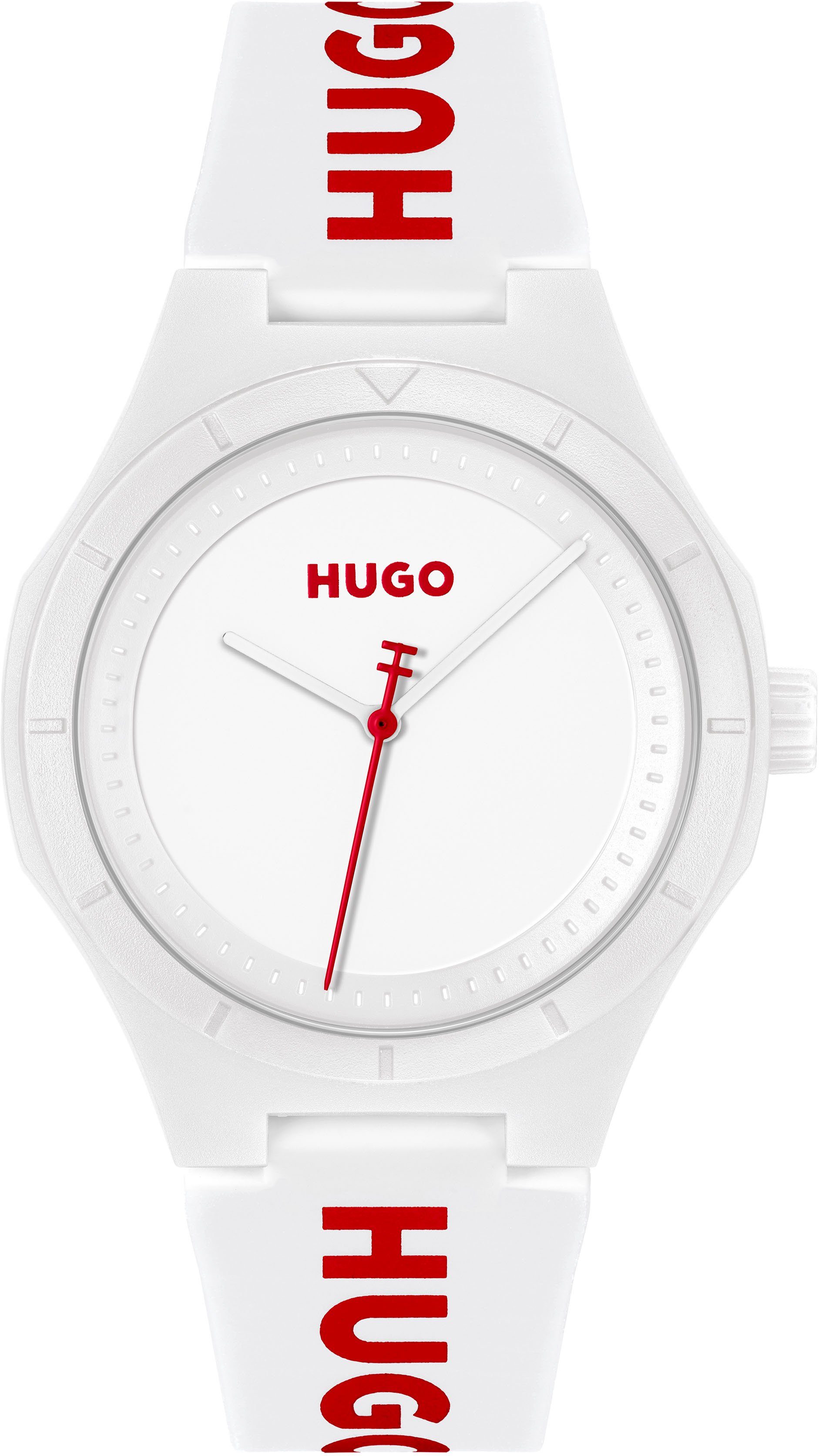 HUGO Quarzuhr #LIT FOR HIM, Armbanduhr, Herrenuhr, Mineralglas, anlog