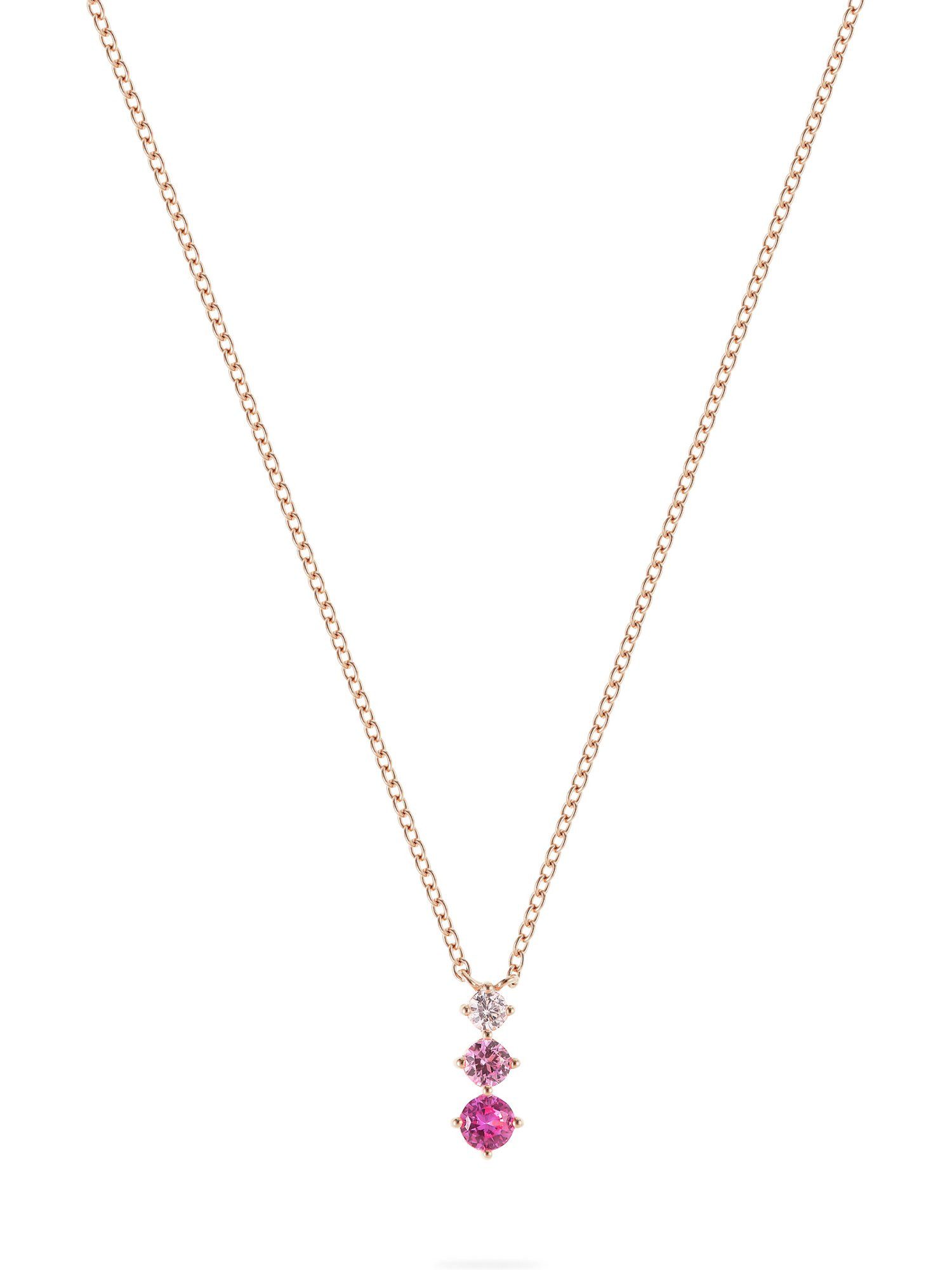 Silberkette CHRIST Damen-Kette 925er Silber, recycelt Zirkonia