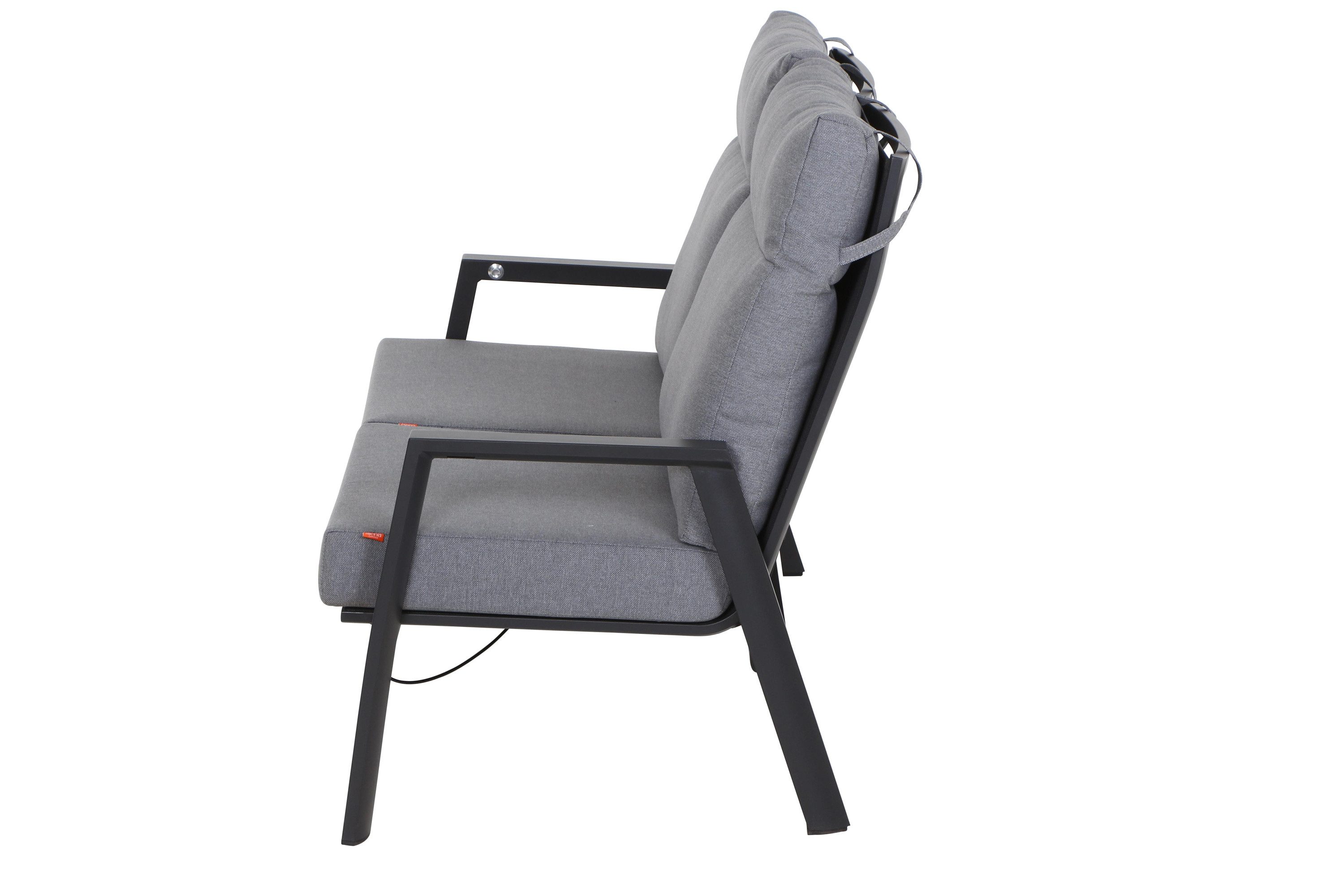 Siena Garden Gartenbank Loungebank siena GARDEN VALENCIA BHT 153x99x83 cm grau