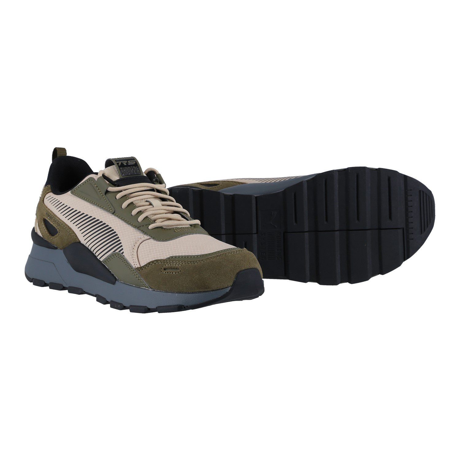 PUMA RS 3.0 Cabincore olivegrün/beige/grau Herren Sneaker