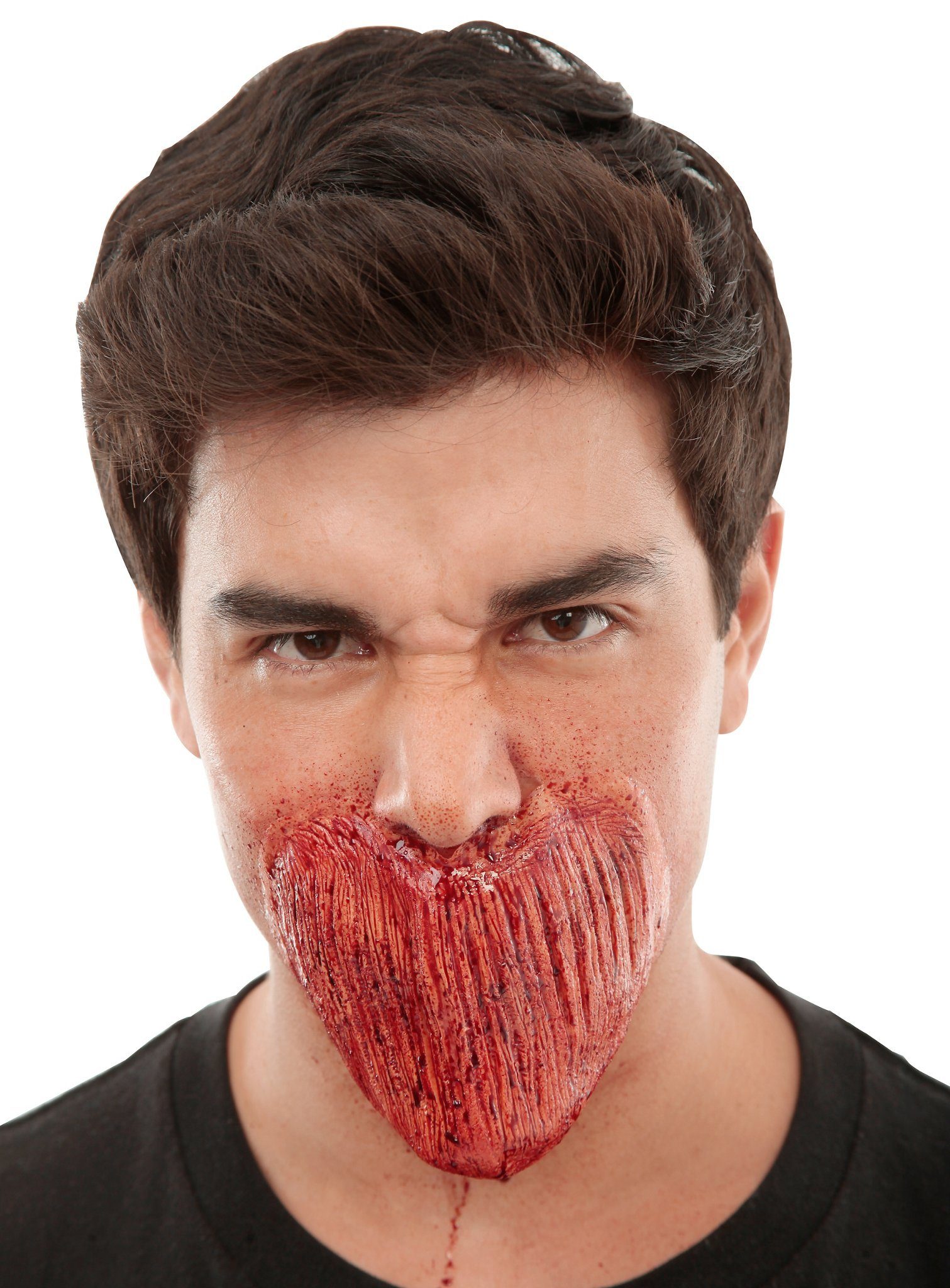 Ghoulish Productions Kostüm Versiegelte Lippen, Horror-Make-up für meisterhafte Verwandlungen