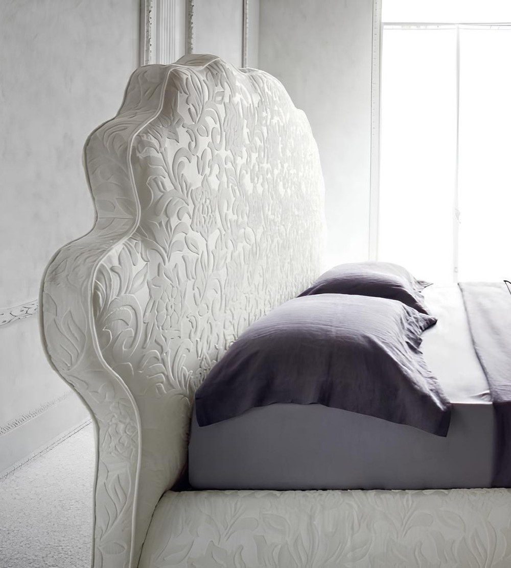 Xlmoebel Polsterbett Luxus Italienisches Design Doppelbett 160x200cm Holz/Textil (Doppelbett 160x200cm), Made in Europa
