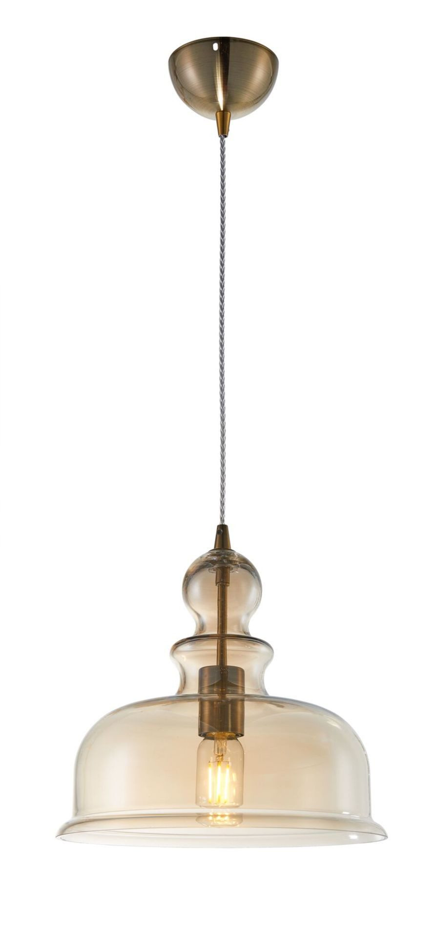 MAYTONI DECORATIVE LIGHTING Pendelleuchte Tone 1 29.7x29.9x29.7 cm, ohne Leuchtmittel, hochwertige Design Lampe & dekoratives Raumobjekt