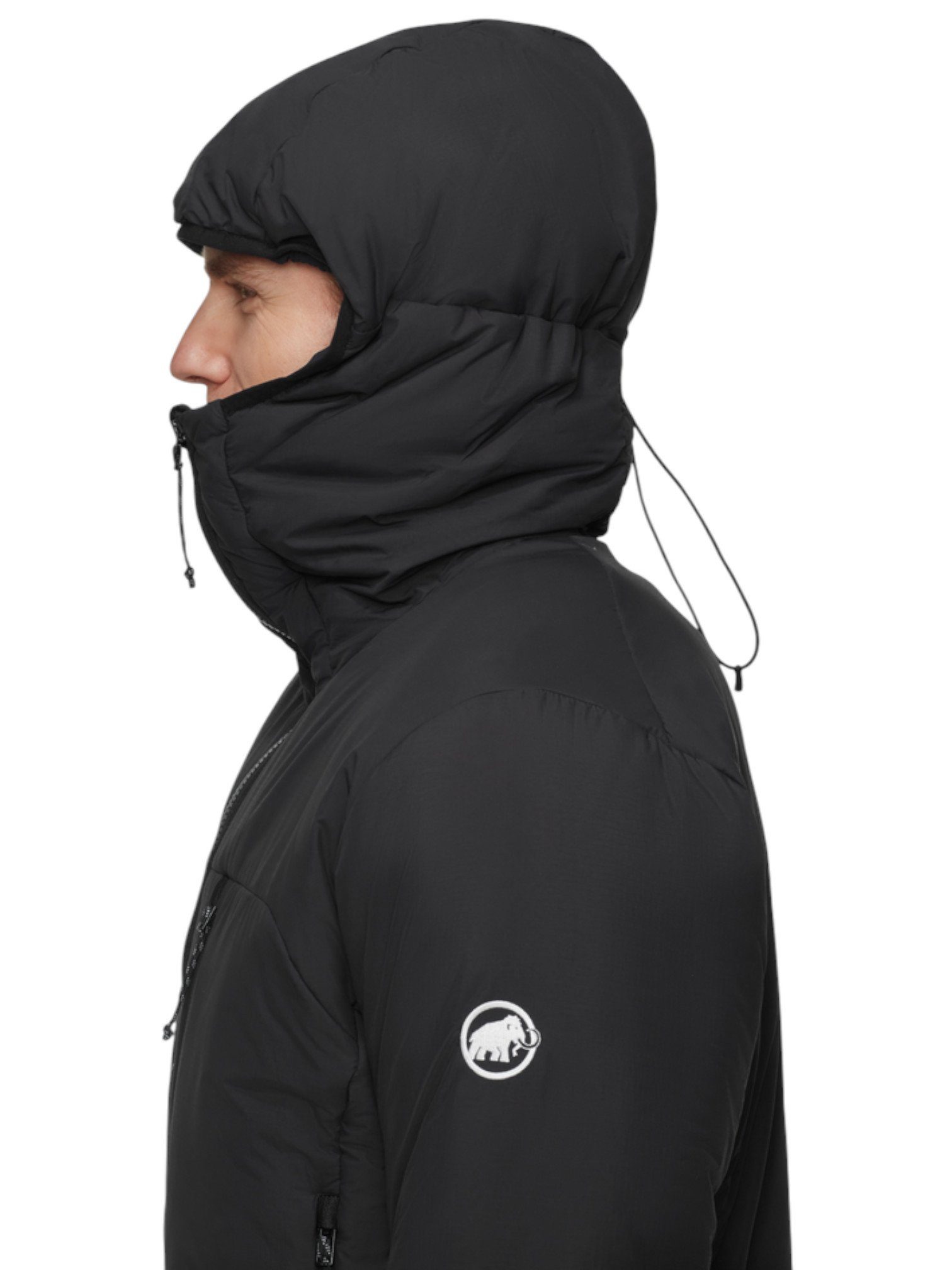 Mammut Winterjacke Rime Pro Belay Insulated Hooded (Bergsteigen, warm) schwarz Herren
