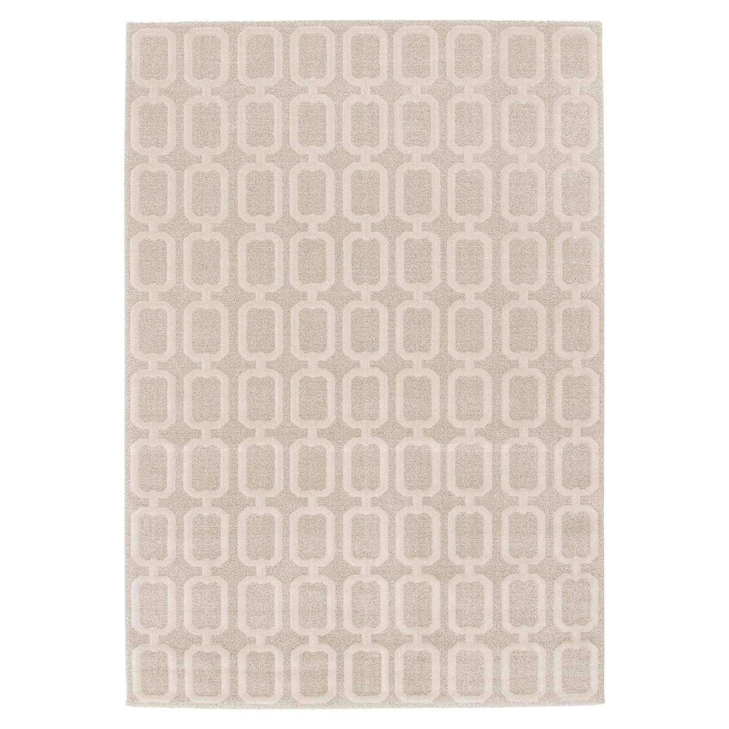 Teppich TESORO, 80 x 150 cm, Stone, Viereckmuster, rechteckig, Höhe: 12 mm, Polyester
