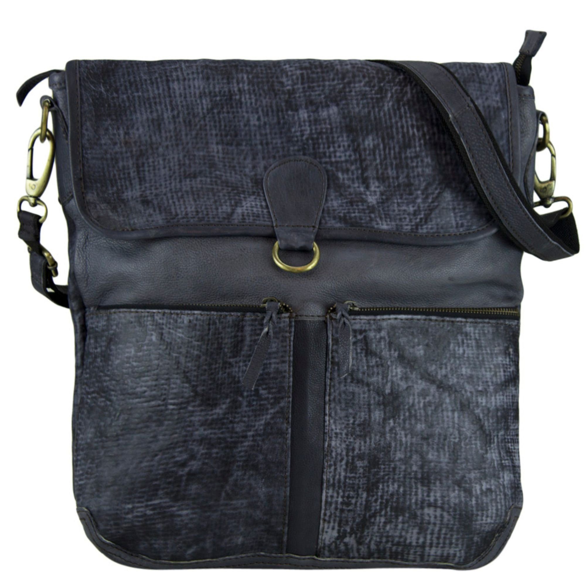 Damen Umhängetaschen Sunsa Umhängetasche Leder Tasche für Damen, Schultertasche/ Crossbody Bag in Vintage Retro Design., echt Le