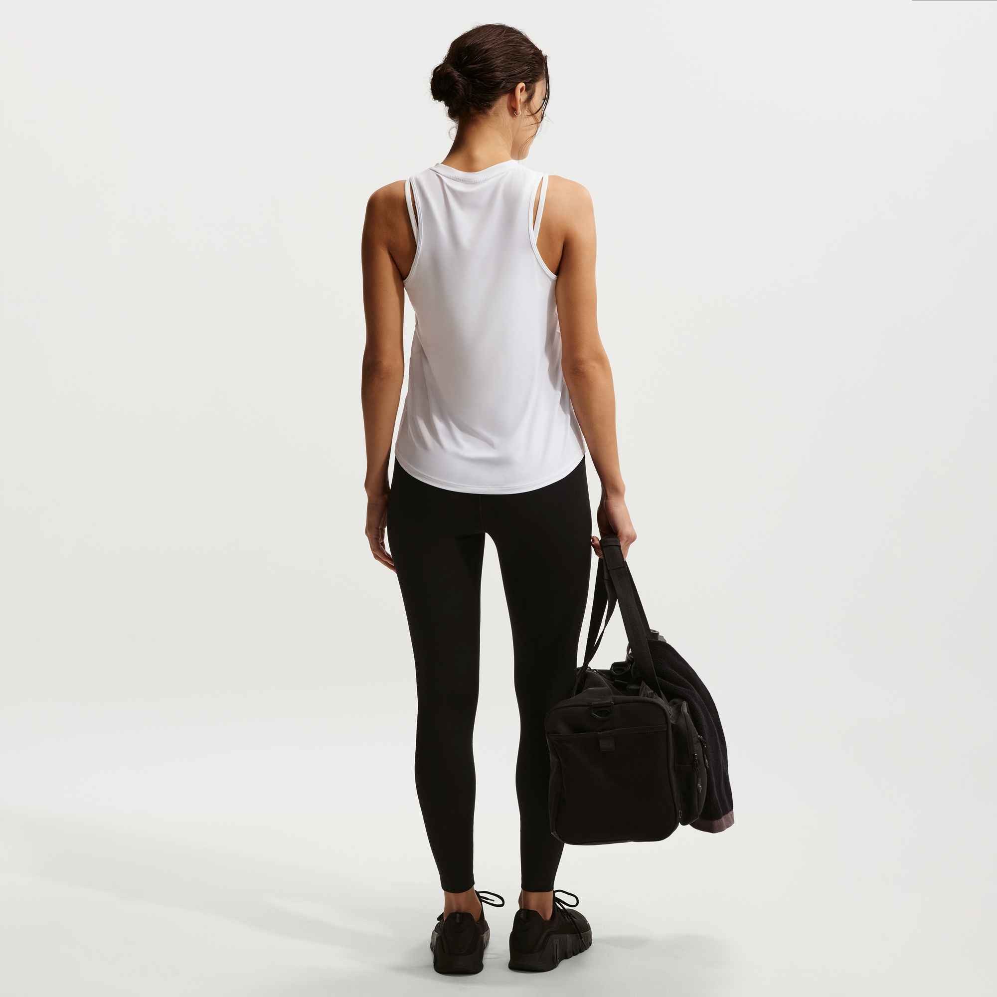 Nike Tanktop W NK ONE CLASSIC DF TANK mit Tanktop-Schnitt, aus Polyester und Elasthan, schweißableitend