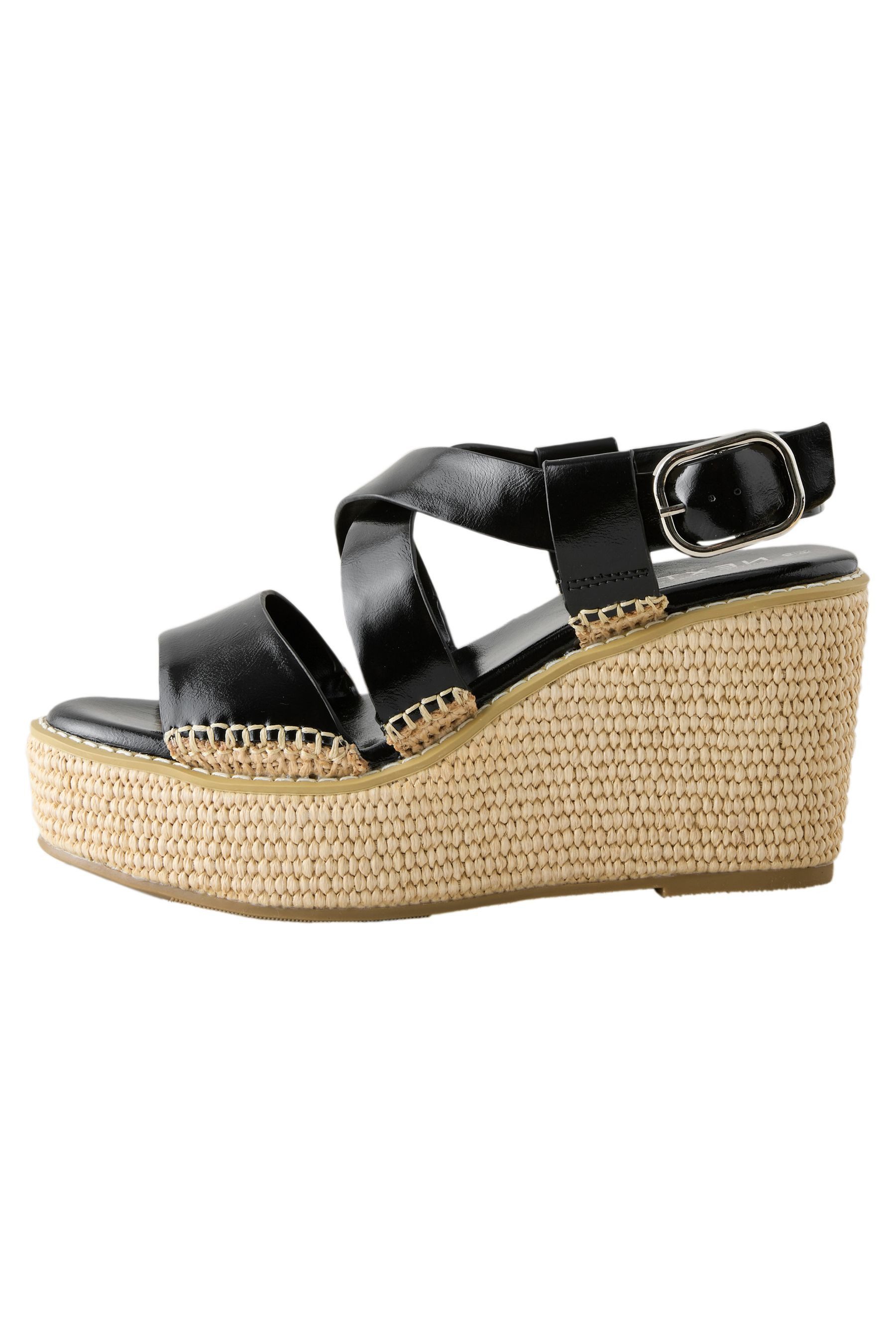 Forever Comfort®? Sandalette aus Raffiabast Keilsandalette