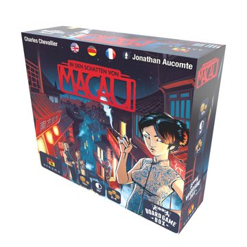 Board Game Box Spiel, Brettspiel In den Schatten von Macau, Mehrsprachig: DE, EN, FR