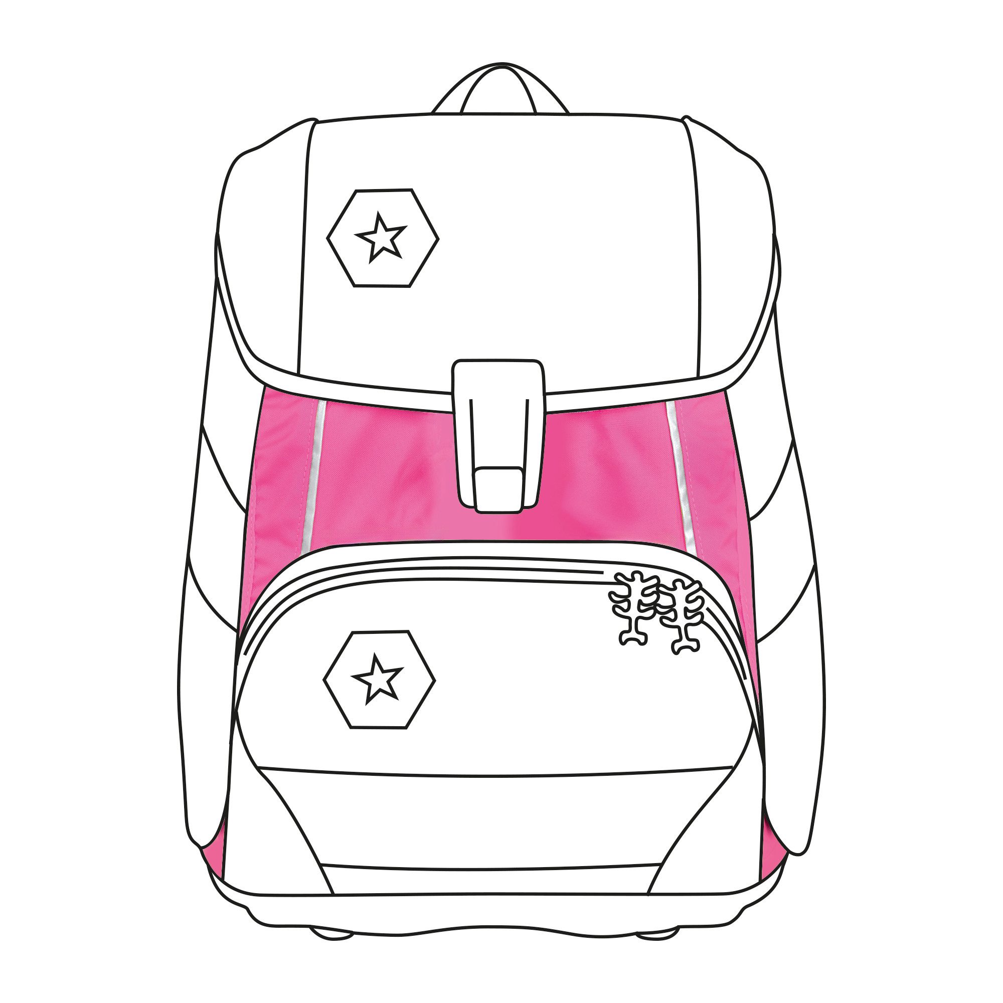 Step by Step Schulranzen Neon Pull-Over (1-tlg)