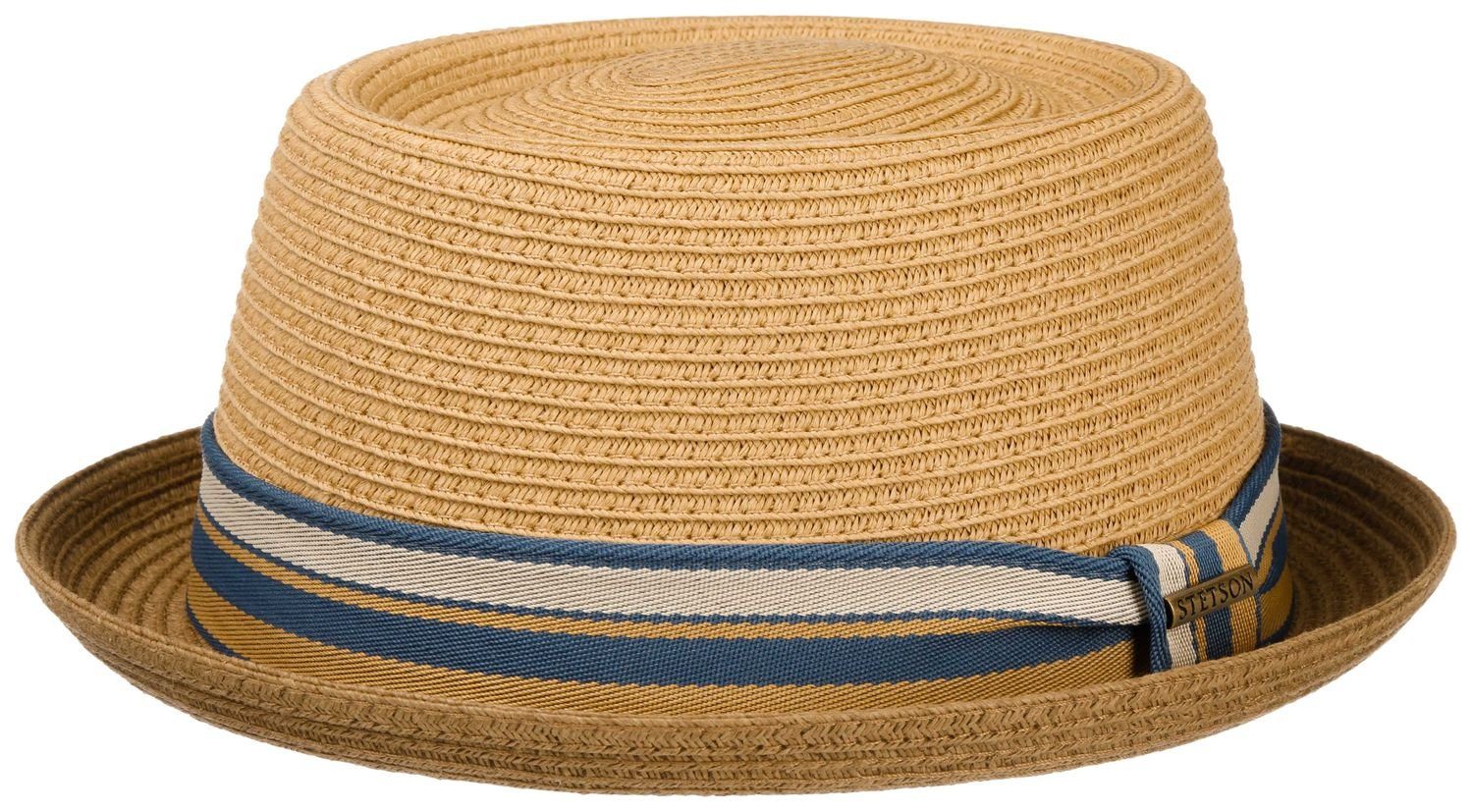 Stetson Strohhut Pork Pie mit bunter günstig online kaufen