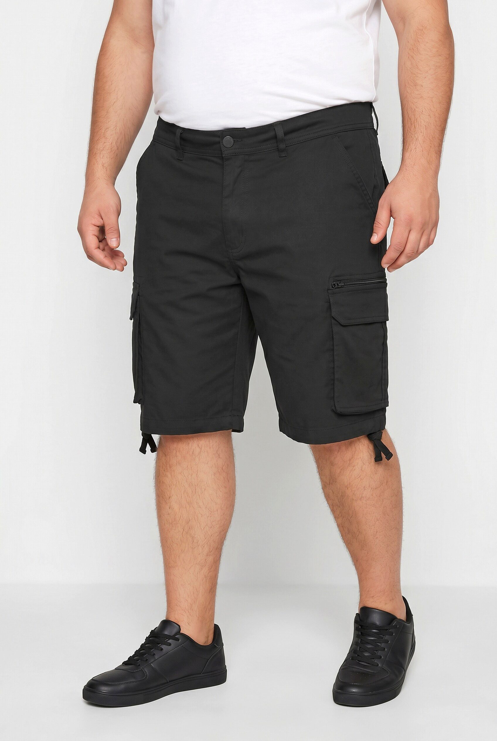 Men Plus Bermudas Cargo-Bermuda Bauchfit viele Taschen