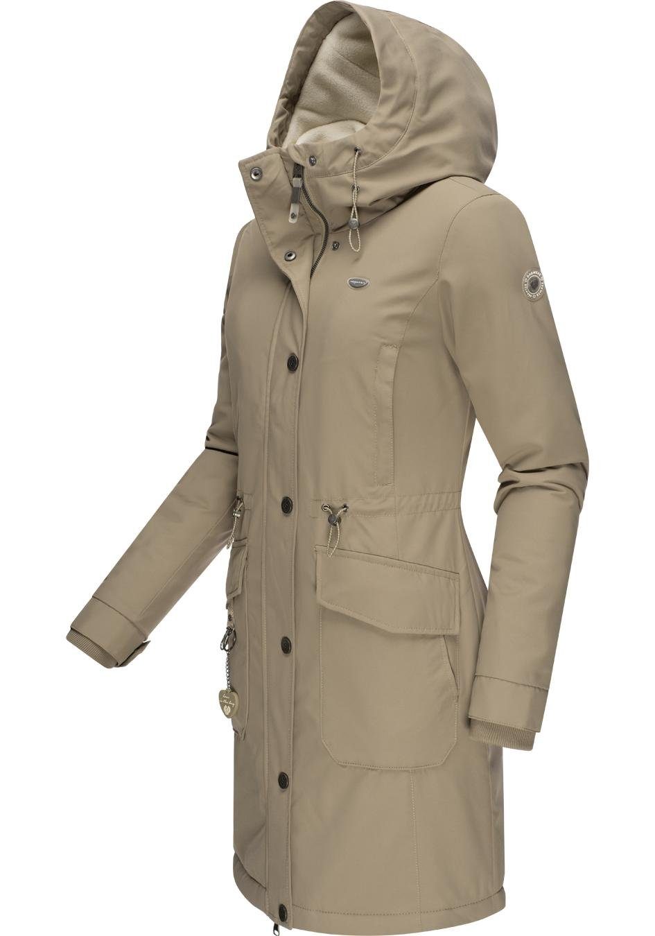 Ragwear Wintermantel Reloved Remake II Intl. Winterparka aus recycelten Materialien