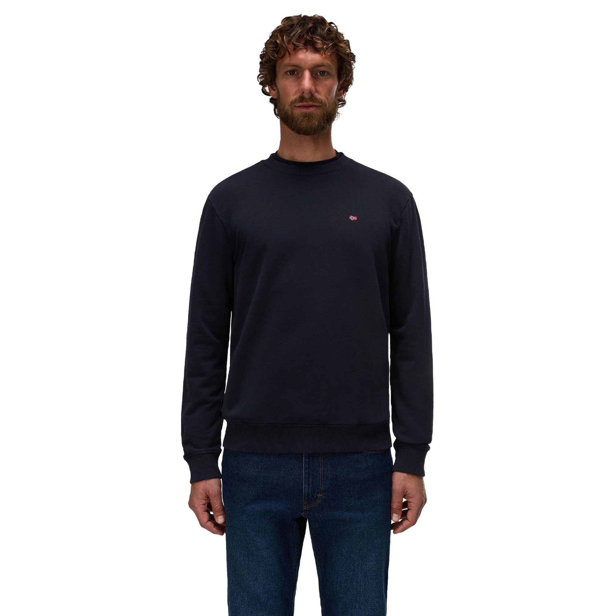 Napapijri Sweatshirt Herren Sweatshirt Baumwolle BALIS CREW SUM