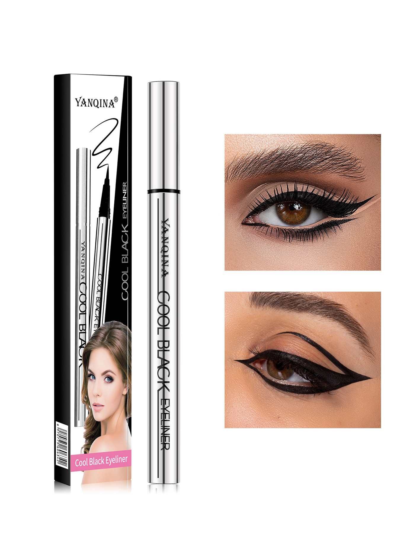 DEBAIJIA Eyeliner Flüssiger Eyeliner, wasserfest & wischfest, Langanhaltender