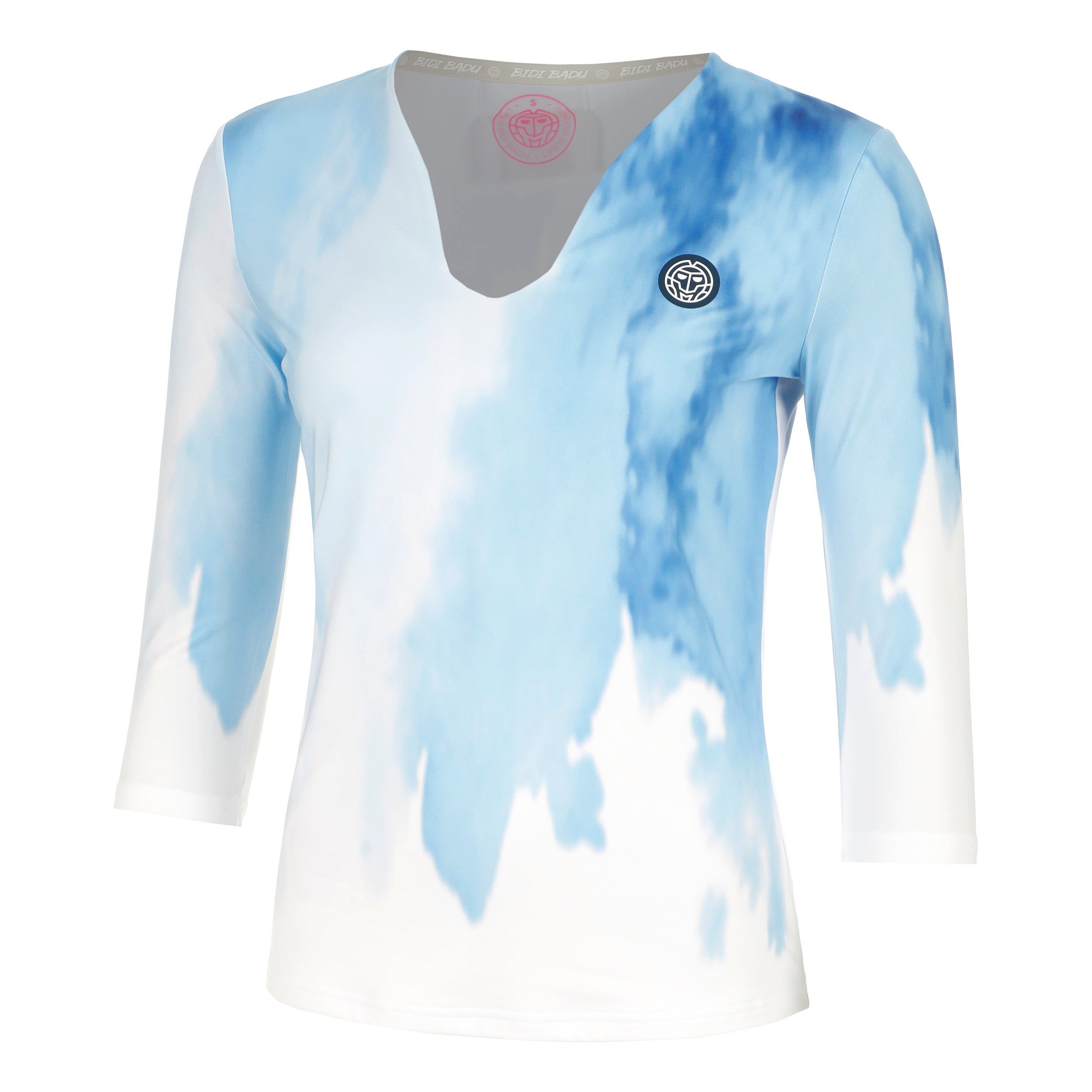 BIDI BADU Longsleeve Watercolour V-Neck