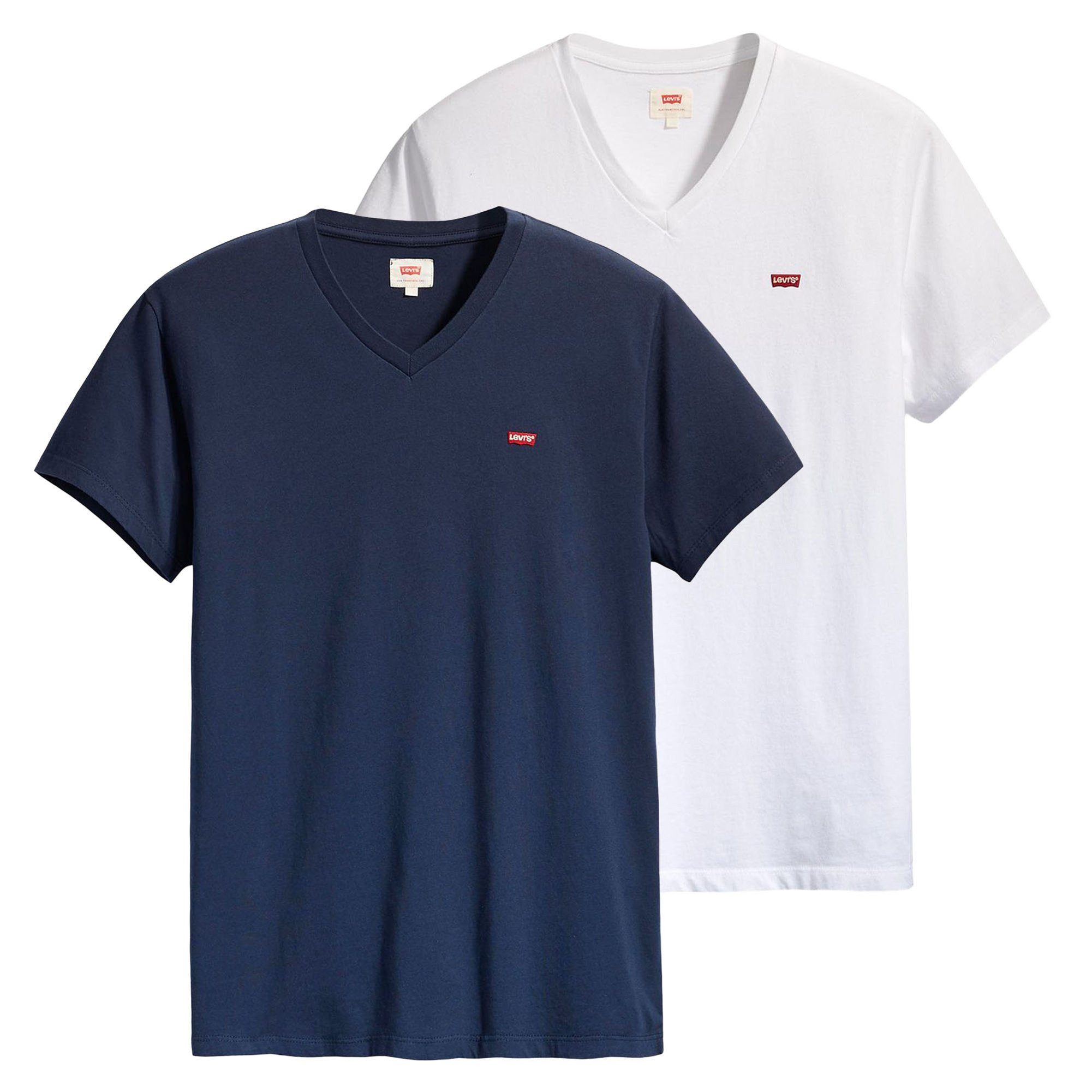 Levi's® T-Shirt Herren T-Shirt 2er Pack Baumwolle (Packung, 2er Pack)