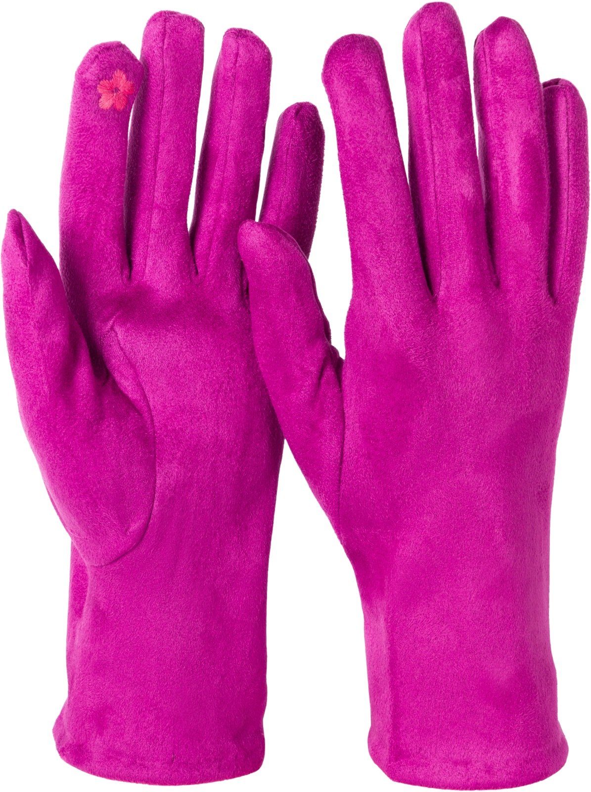 styleBREAKER Strickhandschuhe Touchscreen Stoff Handschuhe mit abnehmbarer günstig online kaufen