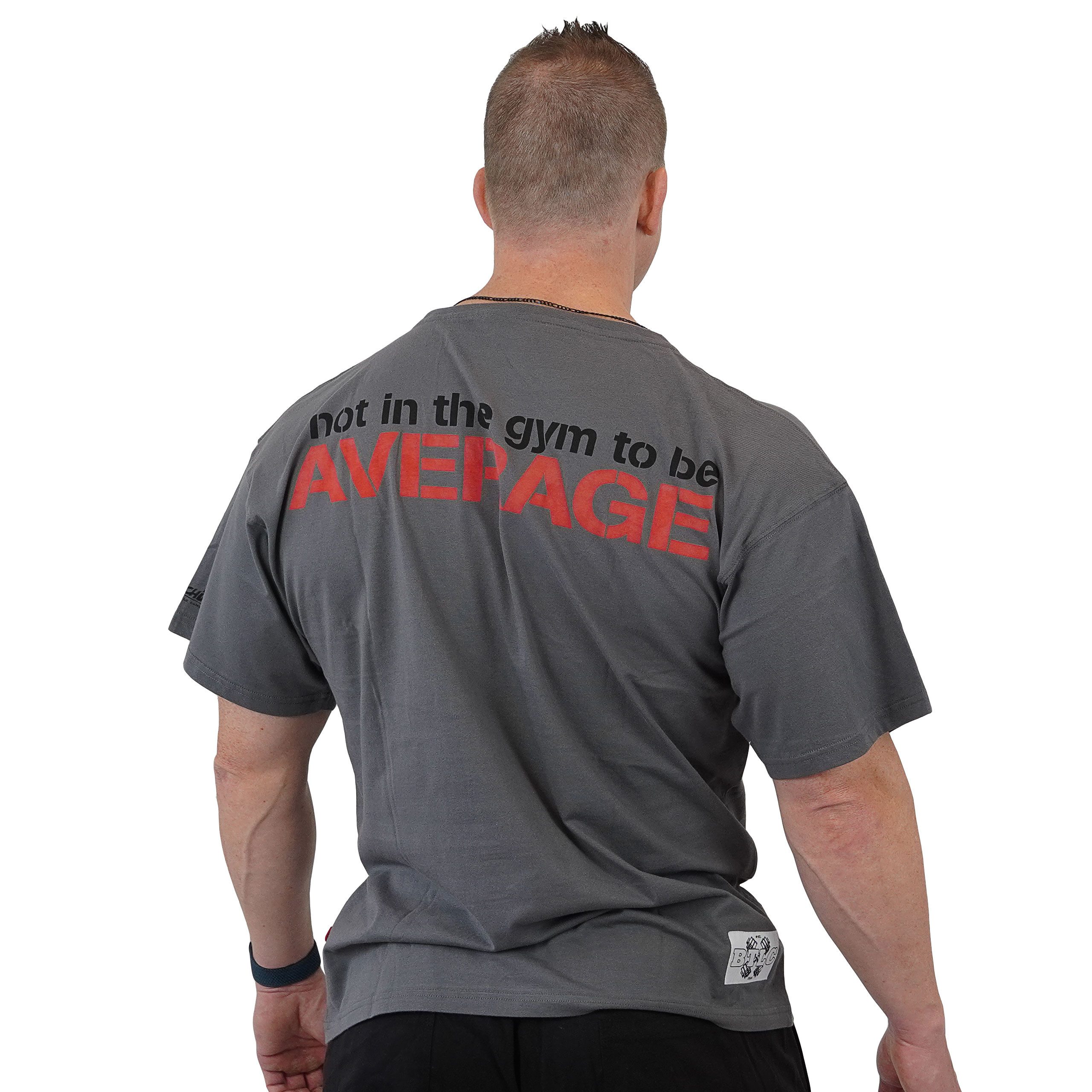 BRACHIAL THE LIFESTYLE COMPANY T-Shirt Brachial T-Shirt "Not Average" stahlgrau