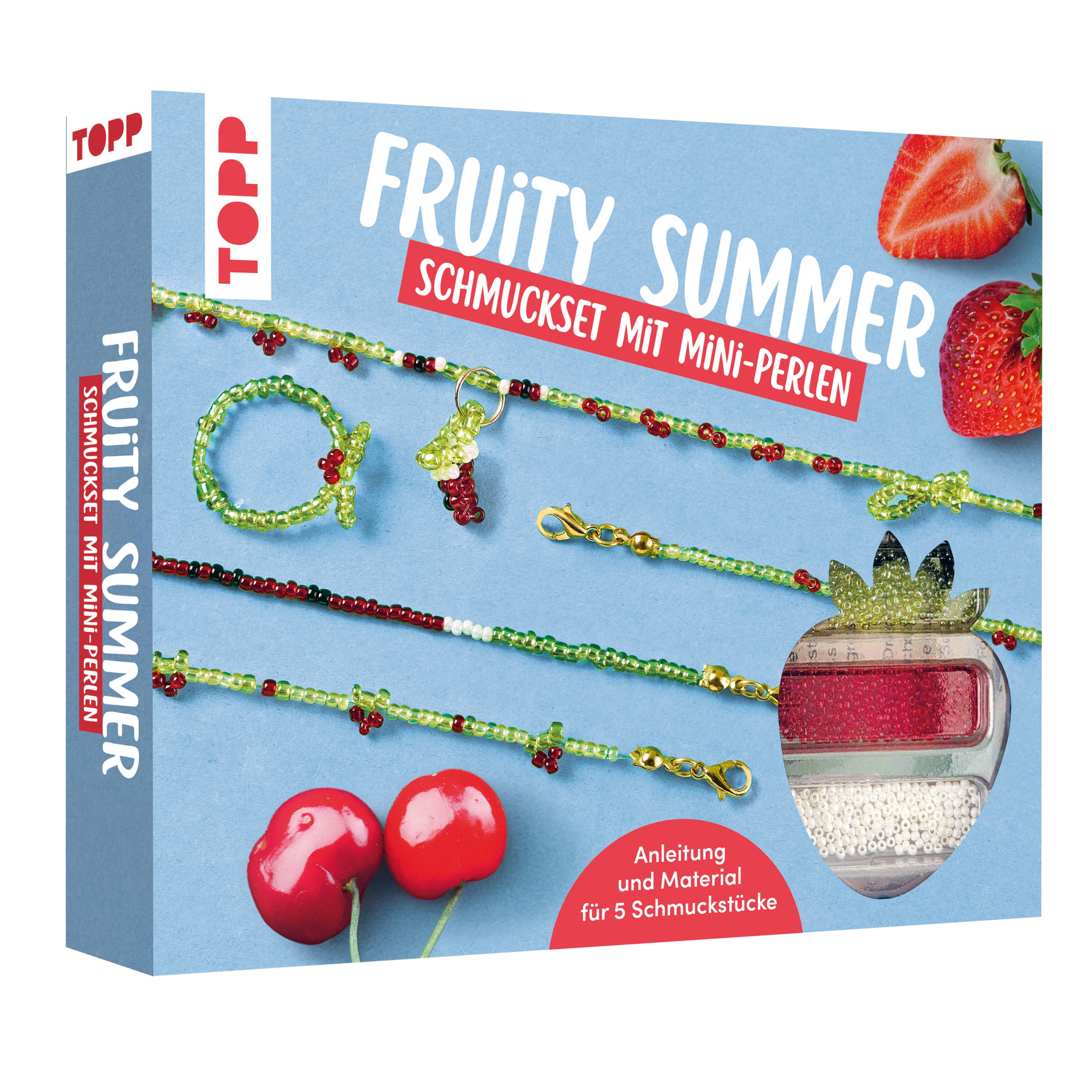 Topp Kreativset Schmuckset mit Perlen Fruity Summer