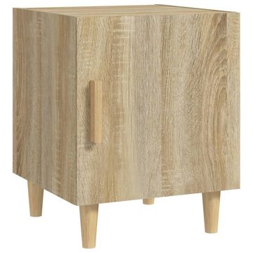 vidaXL Nachttisch Nachttisch Sonoma-Eiche Holz Bettkonsole Nachtkonsole Tisch